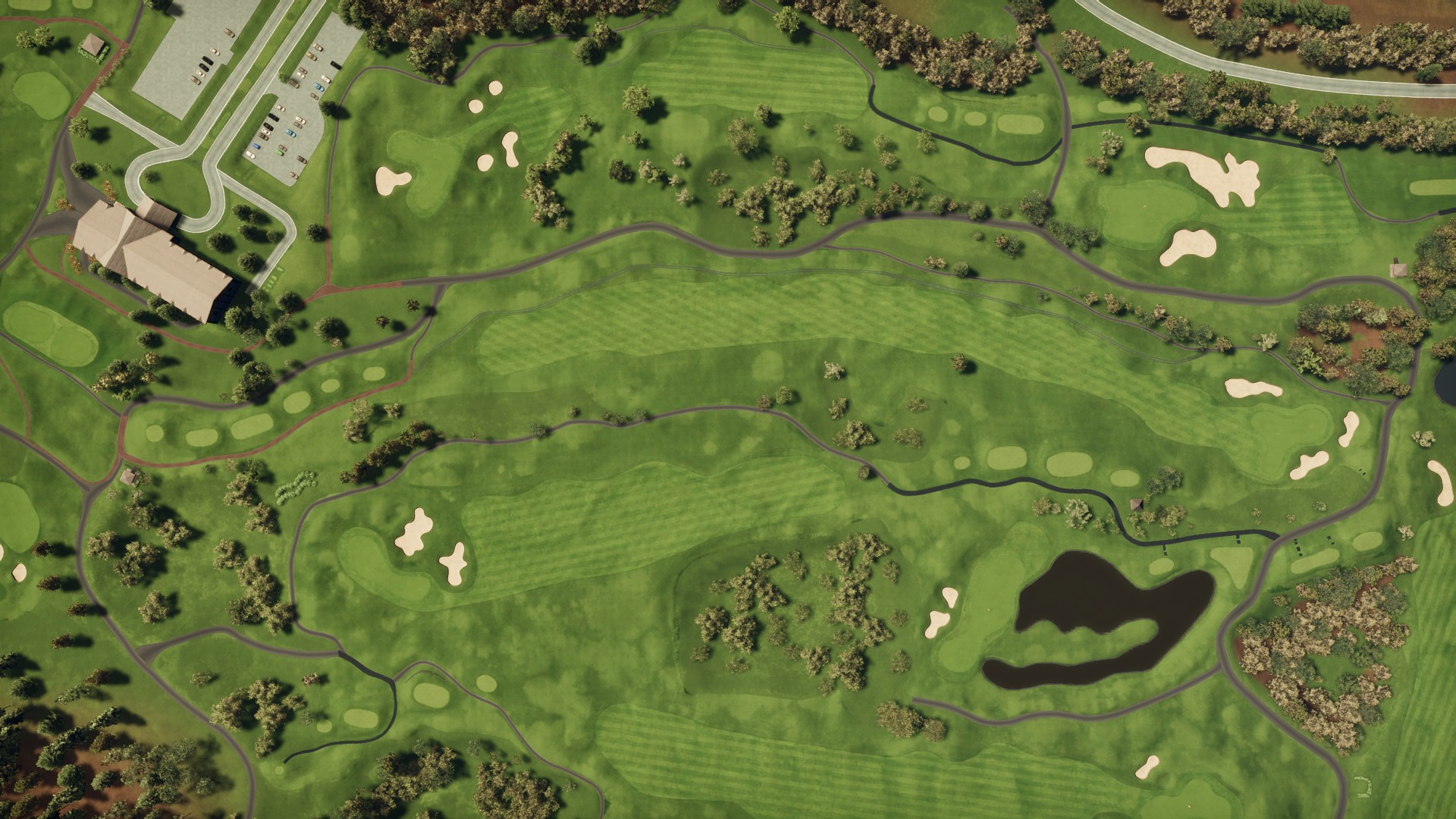 Hole 1 at Fuji Classic