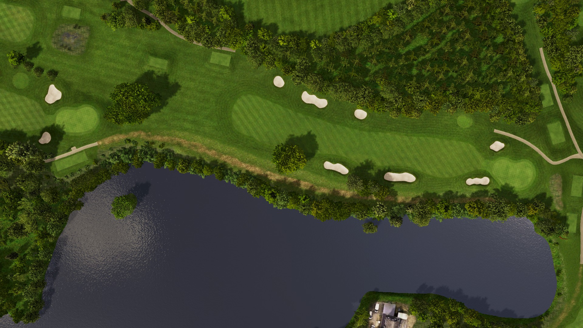 Hole 17 at Golf & More Huckingen