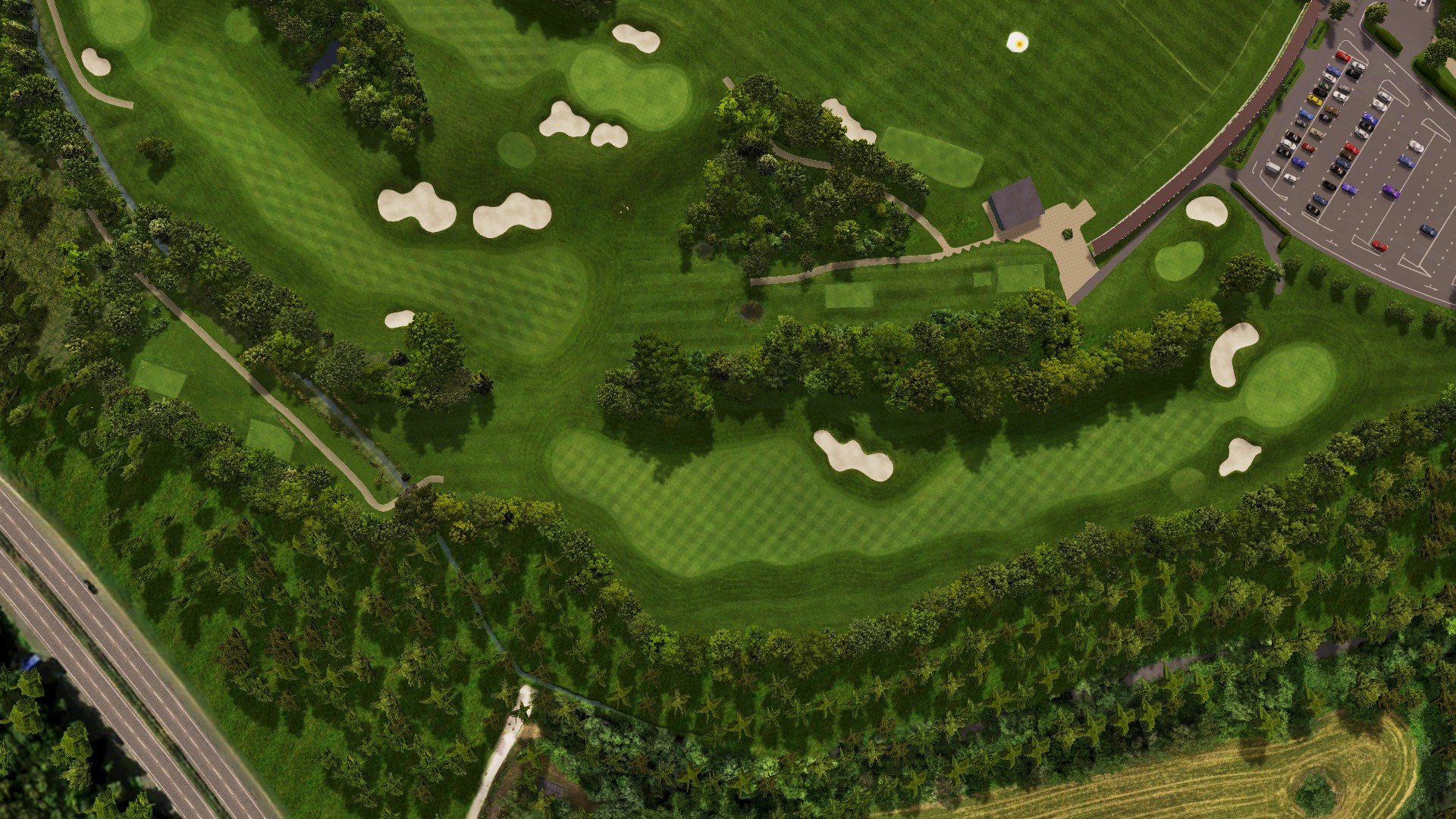 Hole 18 at Golf & More Huckingen