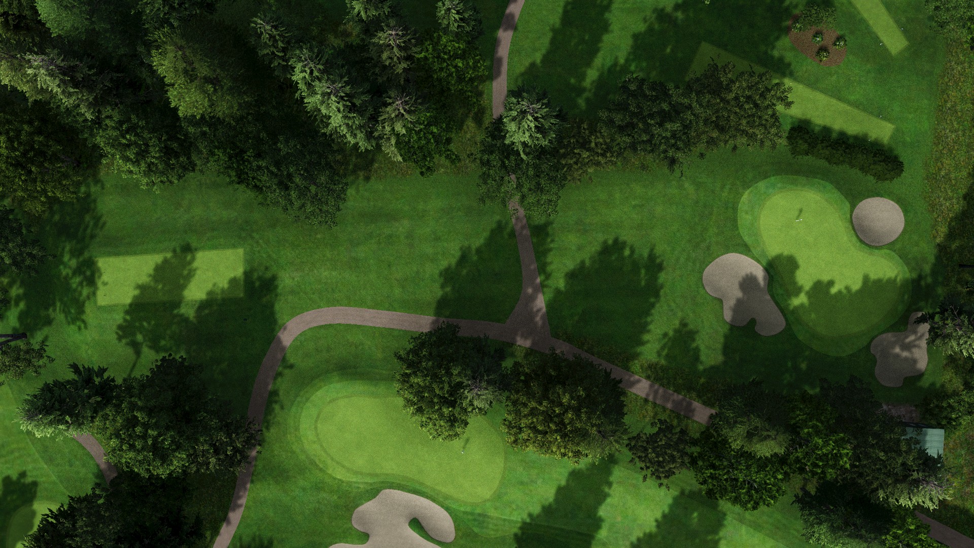 Hole 2 at Golf De La Boulie Forest Course
