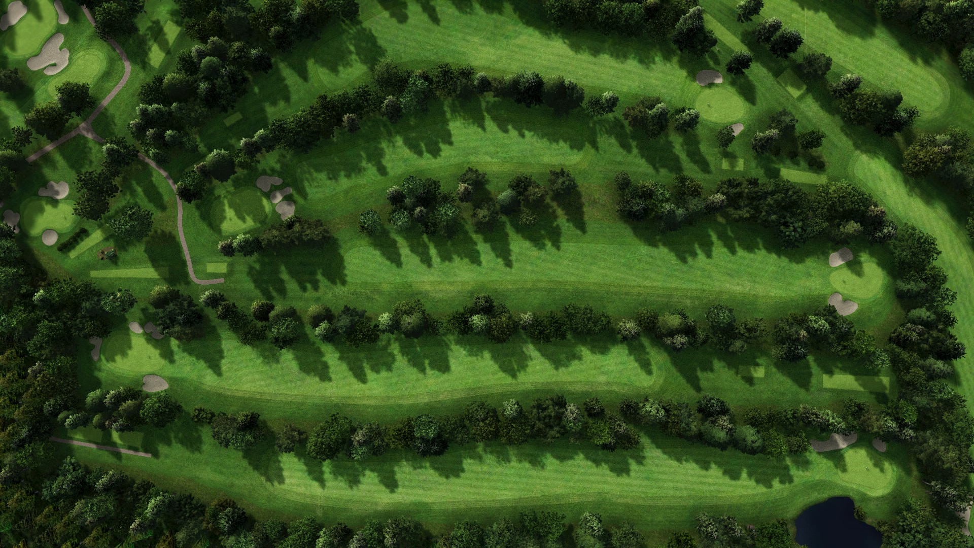 Hole 5 at Golf De La Boulie Forest Course