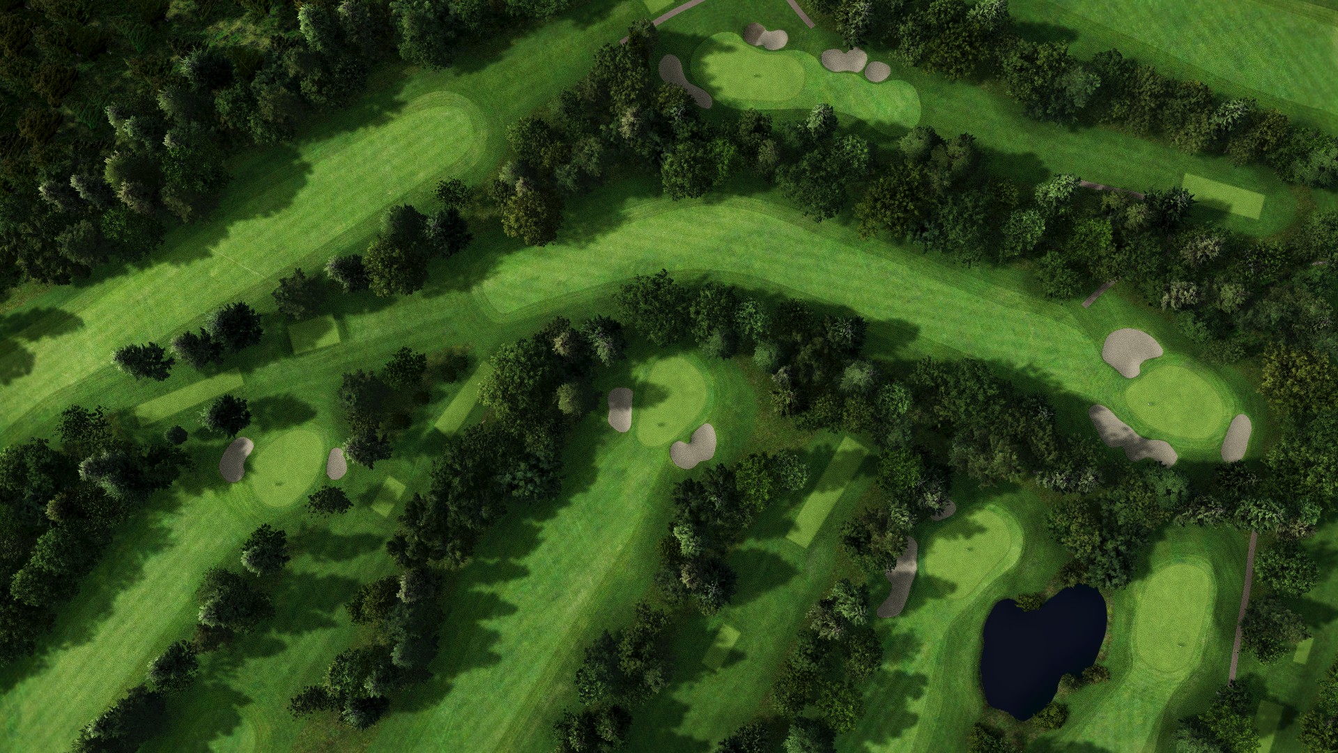 Hole 8 at Golf De La Boulie Forest Course