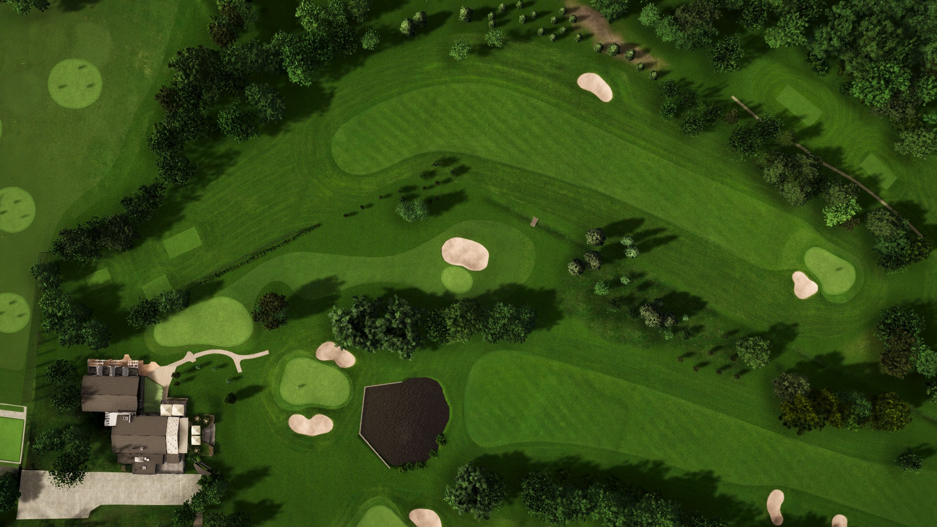 Hole 1 at WGC Gütersloh