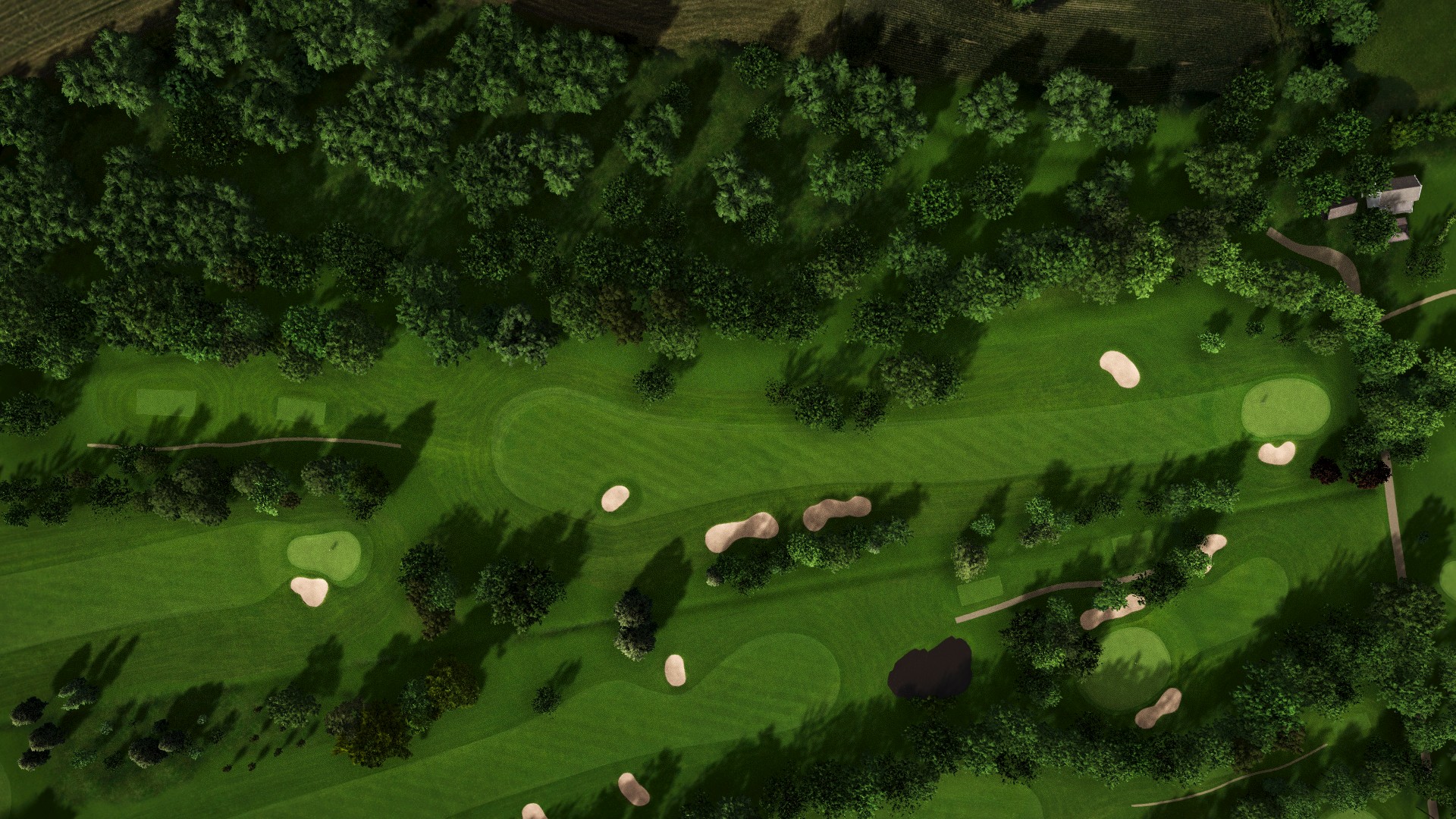 Hole 2 at WGC Gütersloh