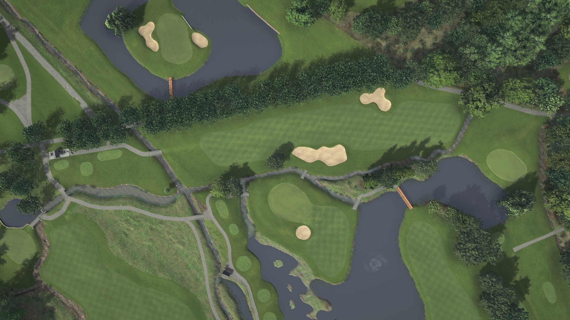Hole 1 at Gut Kaden G.C. A-B