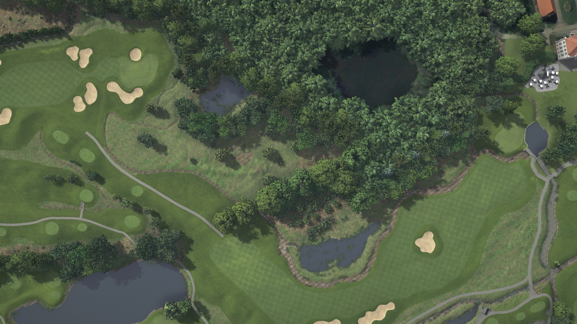 Hole 18 at Gut Kaden G.C. A-B