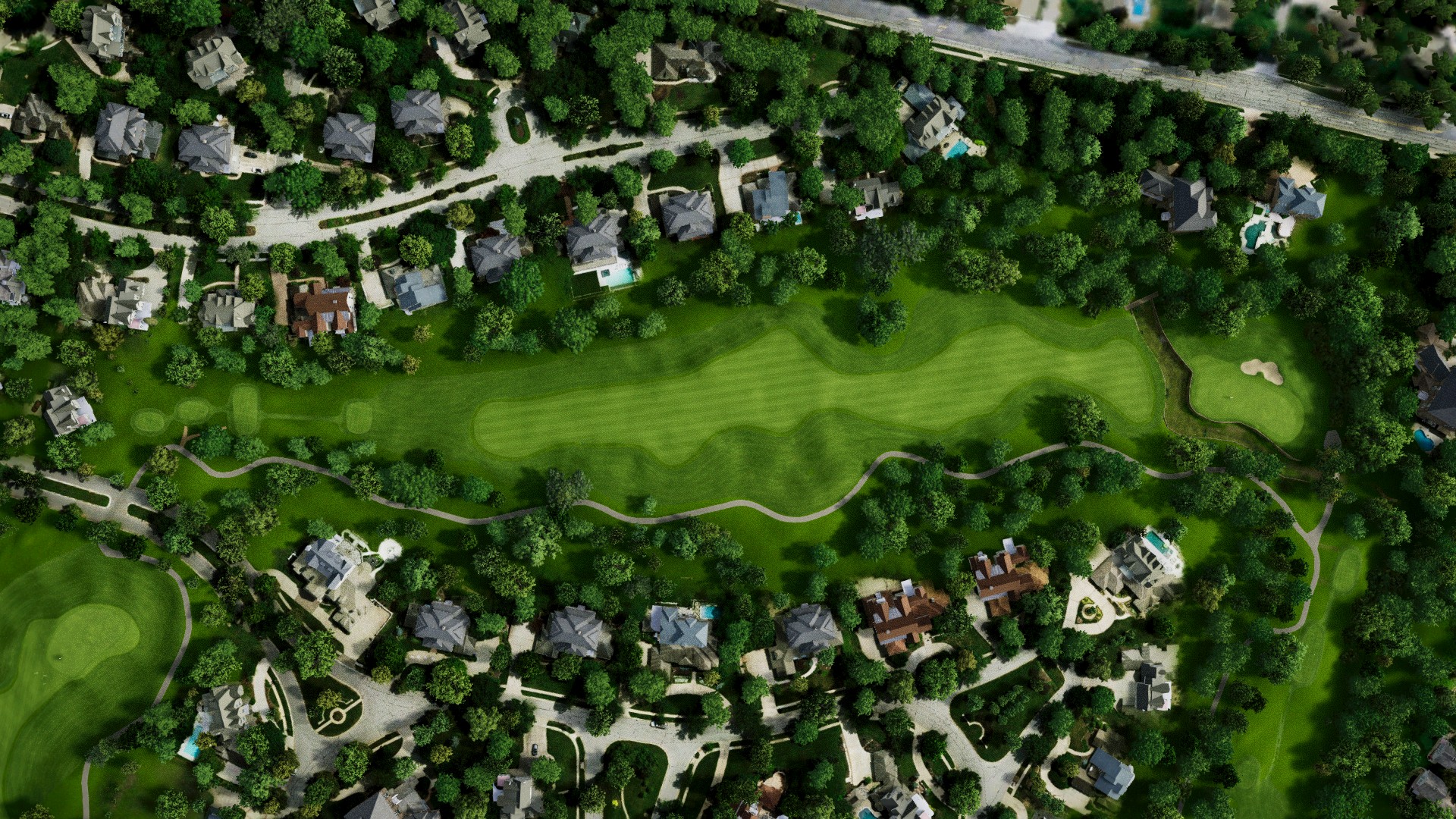 Hole 4 at Hallbrook Country Club