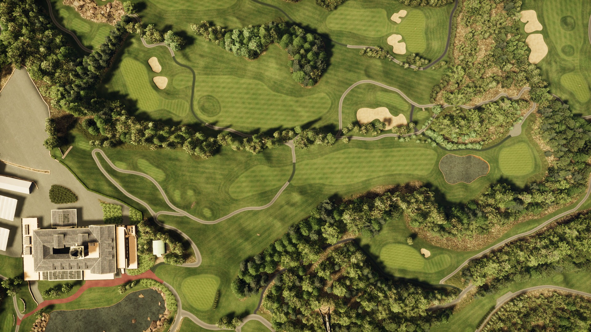 Hole 1 at Hanna Country Club