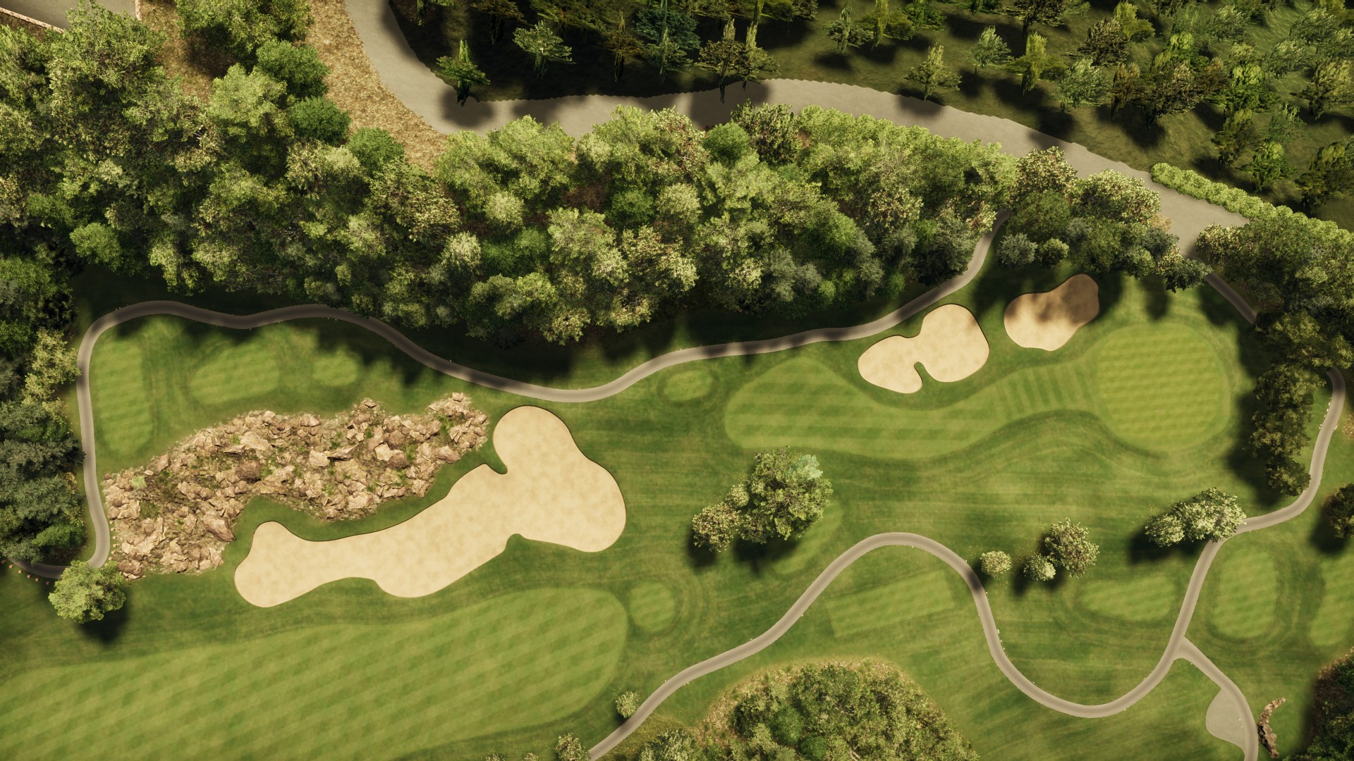 Hole 3 at Hanna Country Club