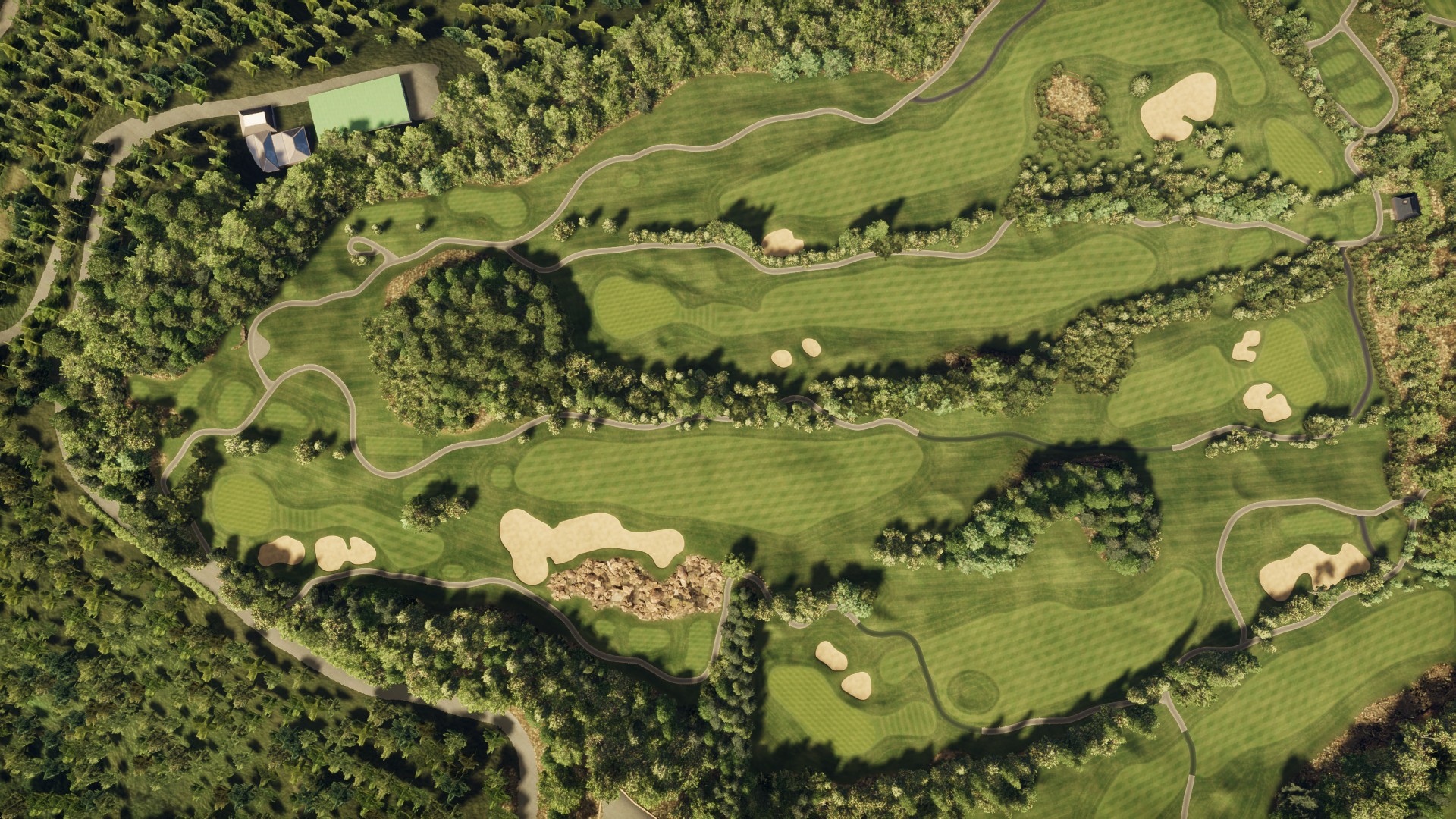 Hole 4 at Hanna Country Club