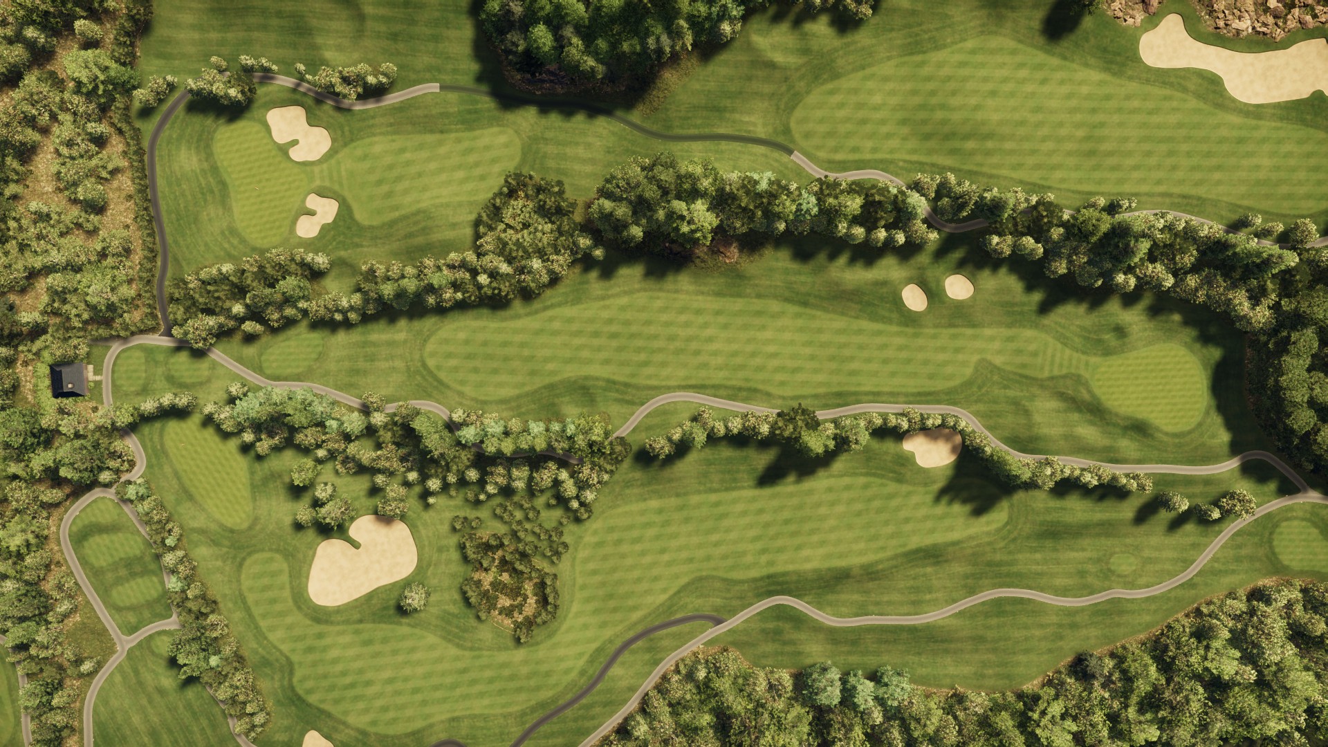 Hole 5 at Hanna Country Club