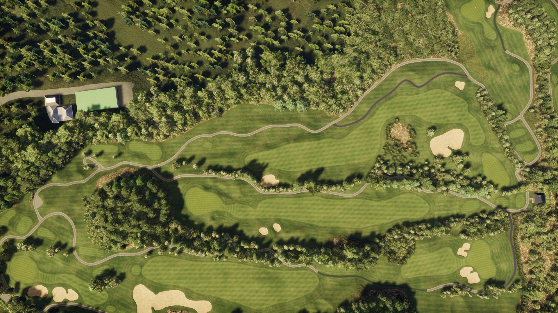 Hole 6 at Hanna Country Club