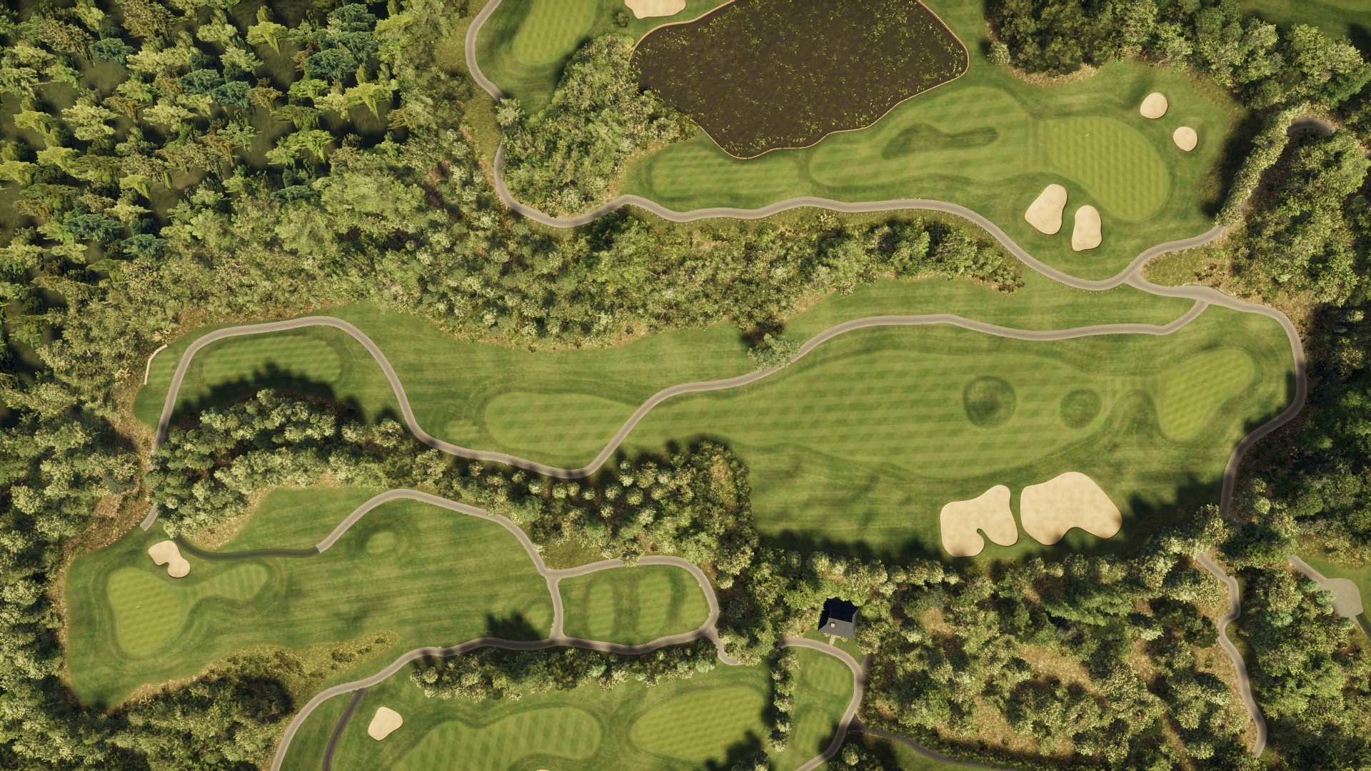 Hole 8 at Hanna Country Club