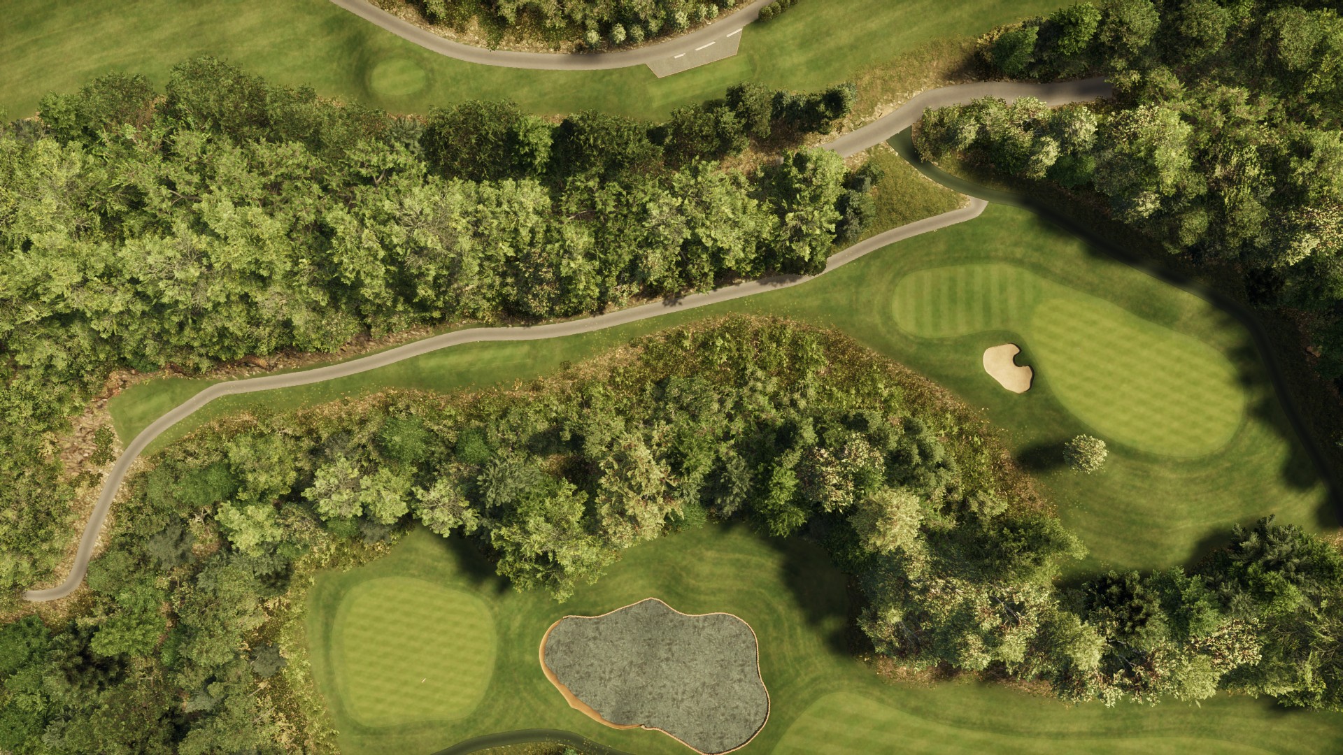 Hole 9 at Hanna Country Club
