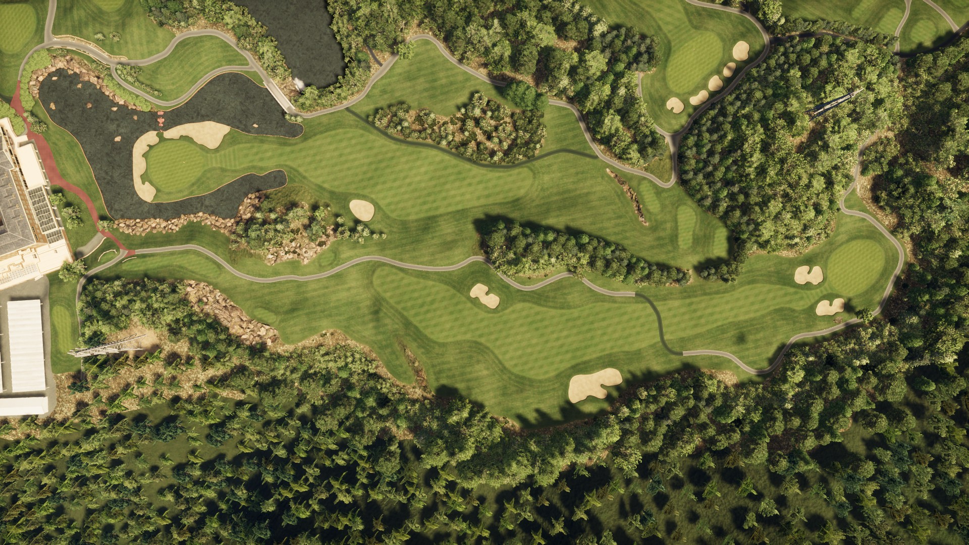 Hole 10 at Hanna Country Club