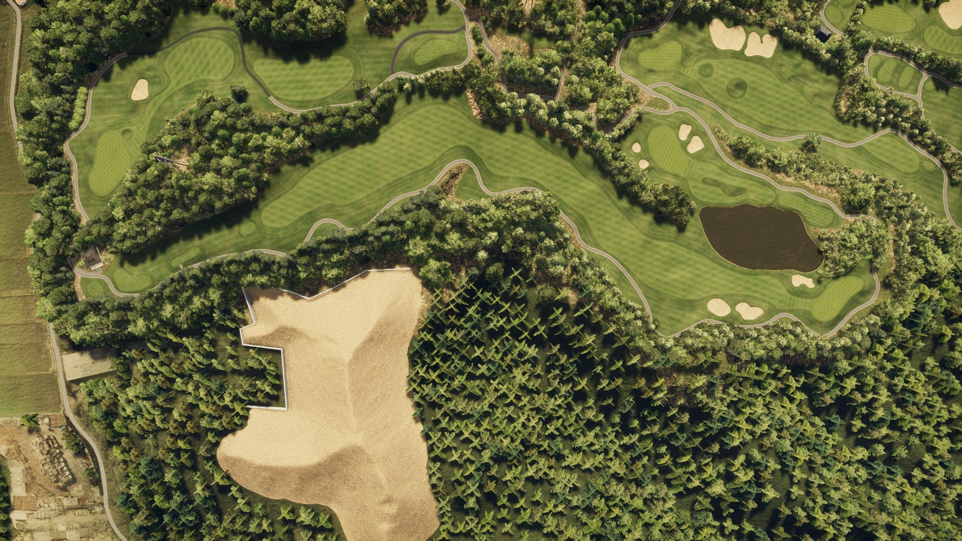 Hole 14 at Hanna Country Club