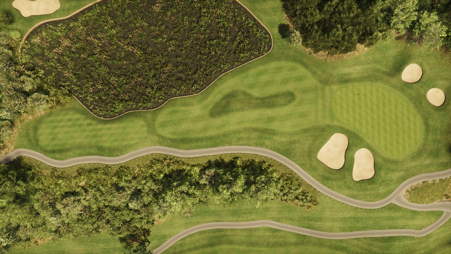 Hole 15 at Hanna Country Club