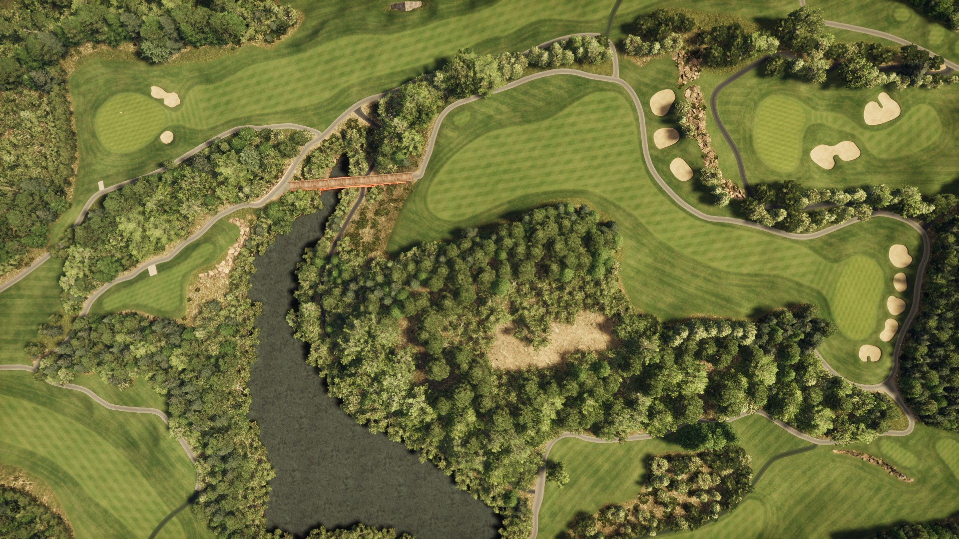 Hole 17 at Hanna Country Club