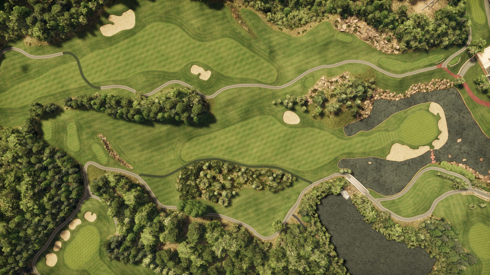 Hole 18 at Hanna Country Club