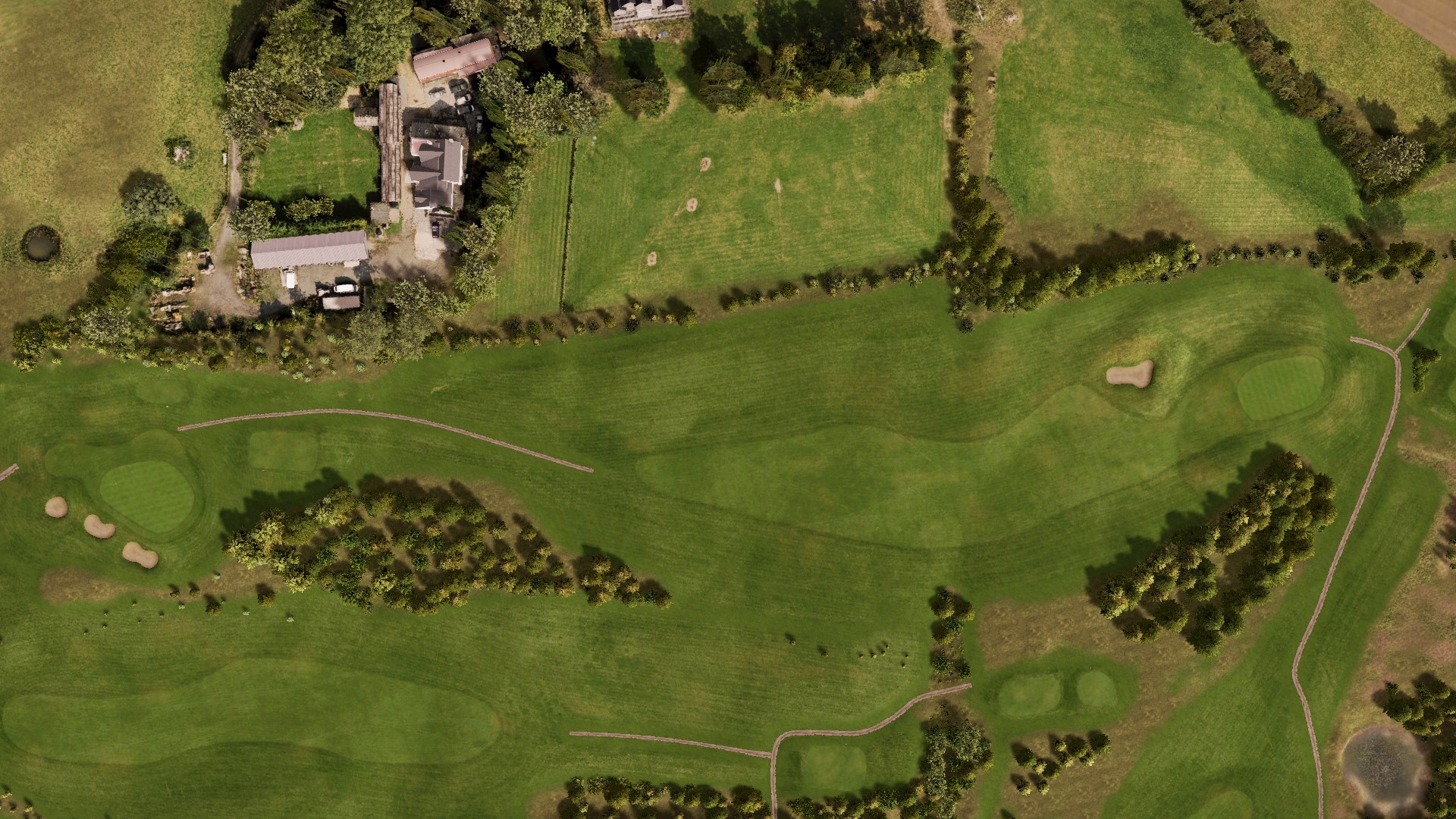 Hole 4 at Hart Common Golf Club