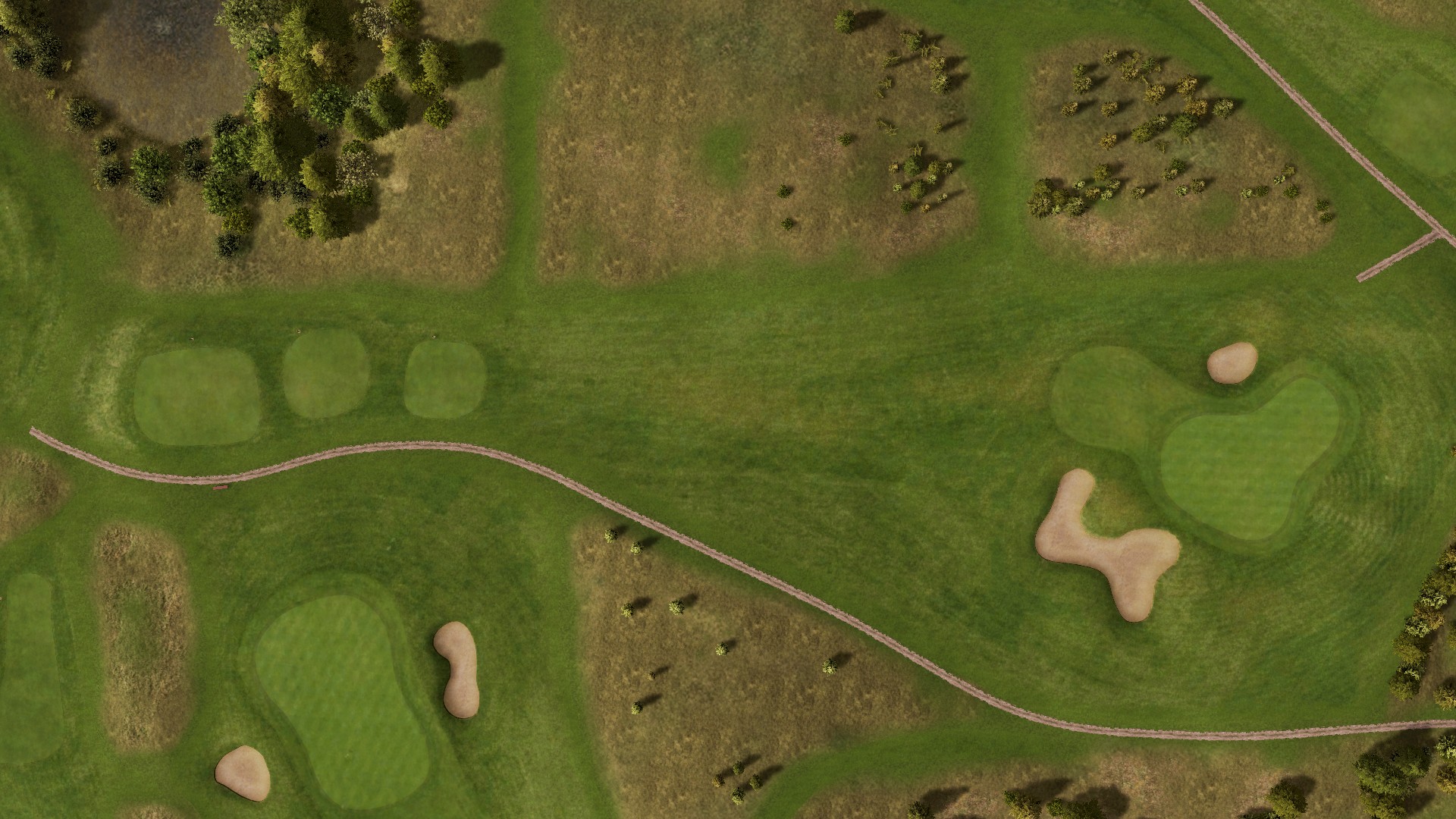Hole 11 at Hart Common Golf Club