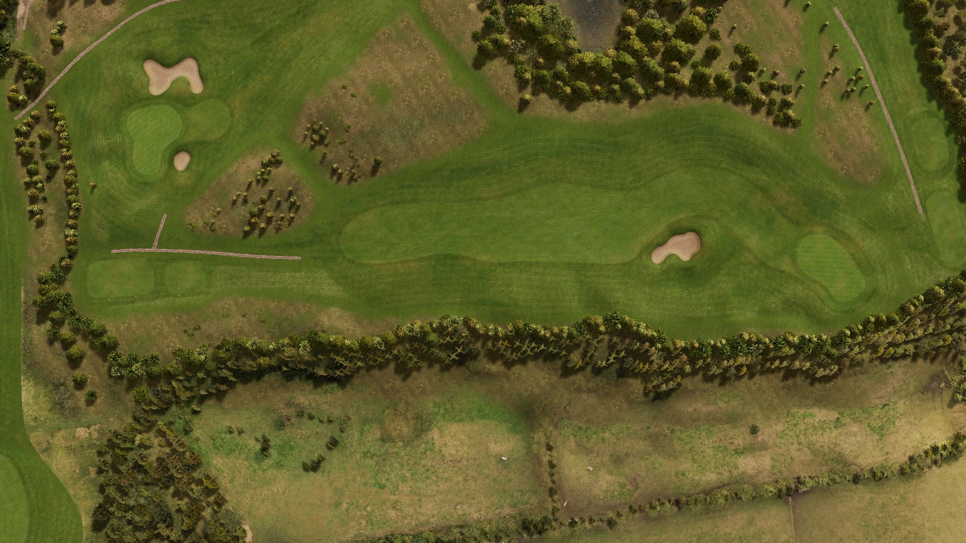 Hole 12 at Hart Common Golf Club