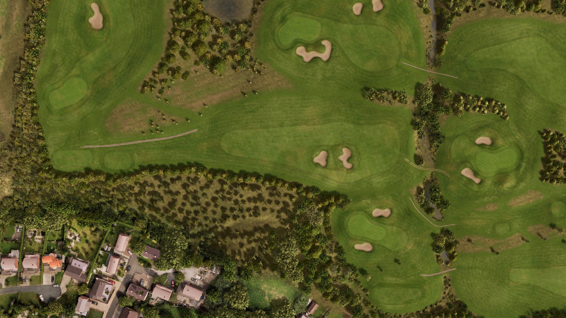 Hole 13 at Hart Common Golf Club