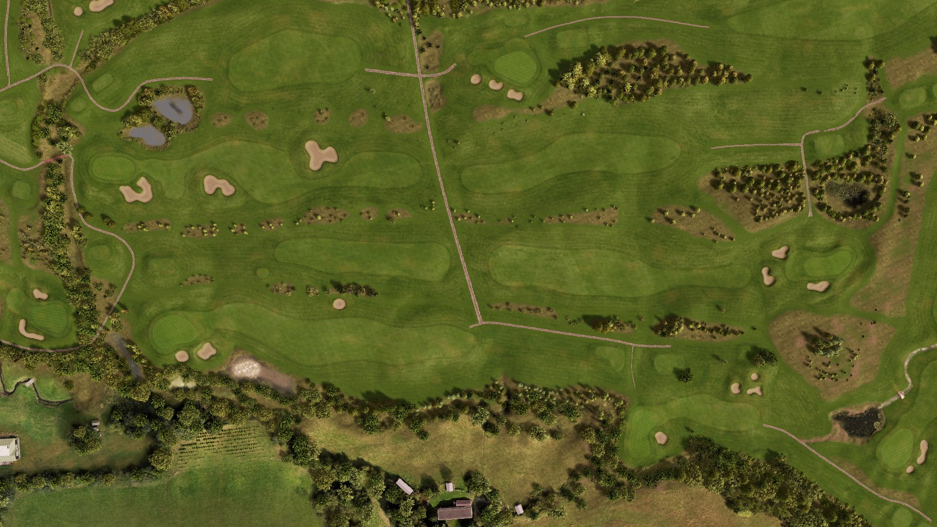 Hole 16 at Hart Common Golf Club