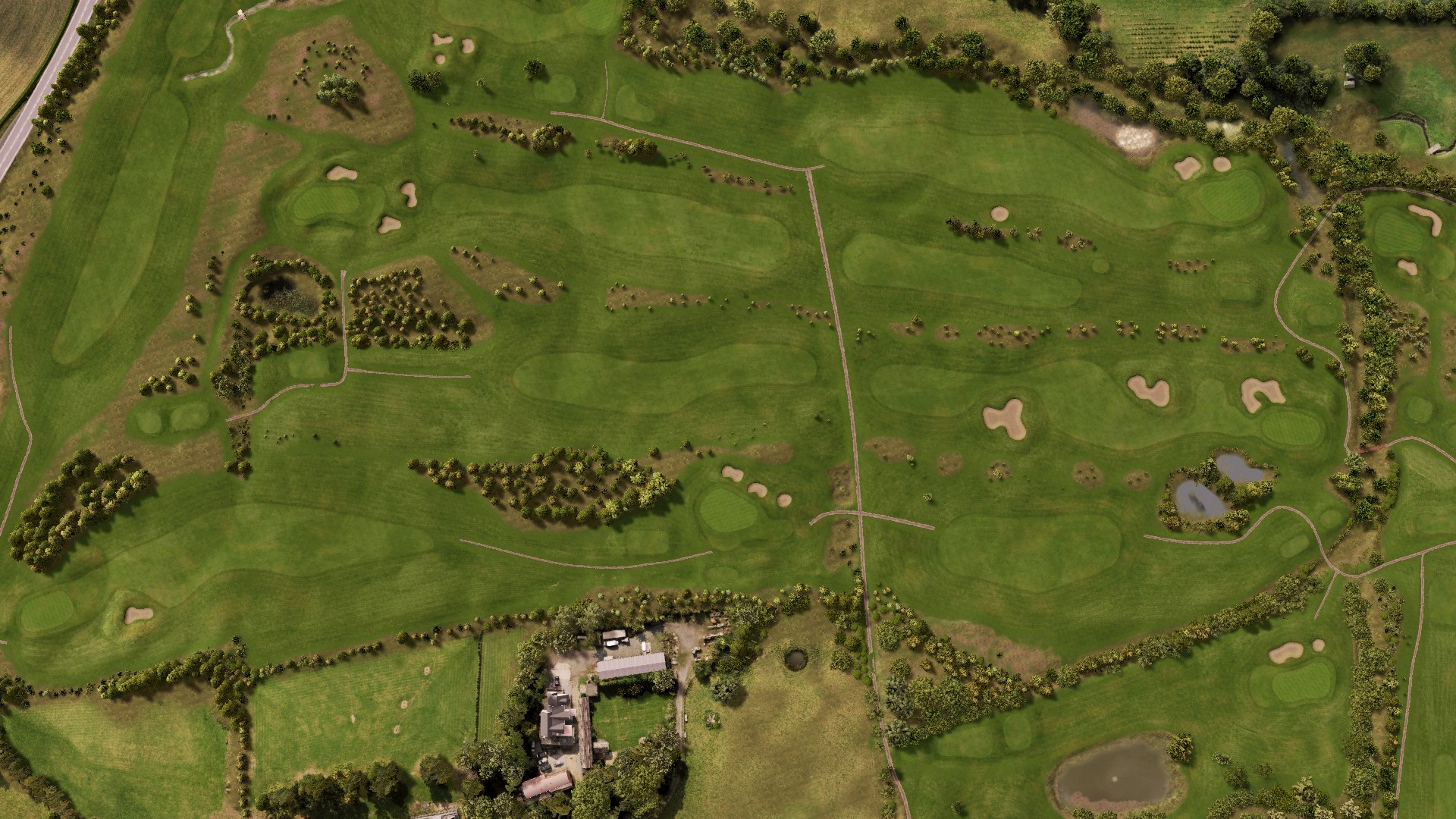 Hole 17 at Hart Common Golf Club