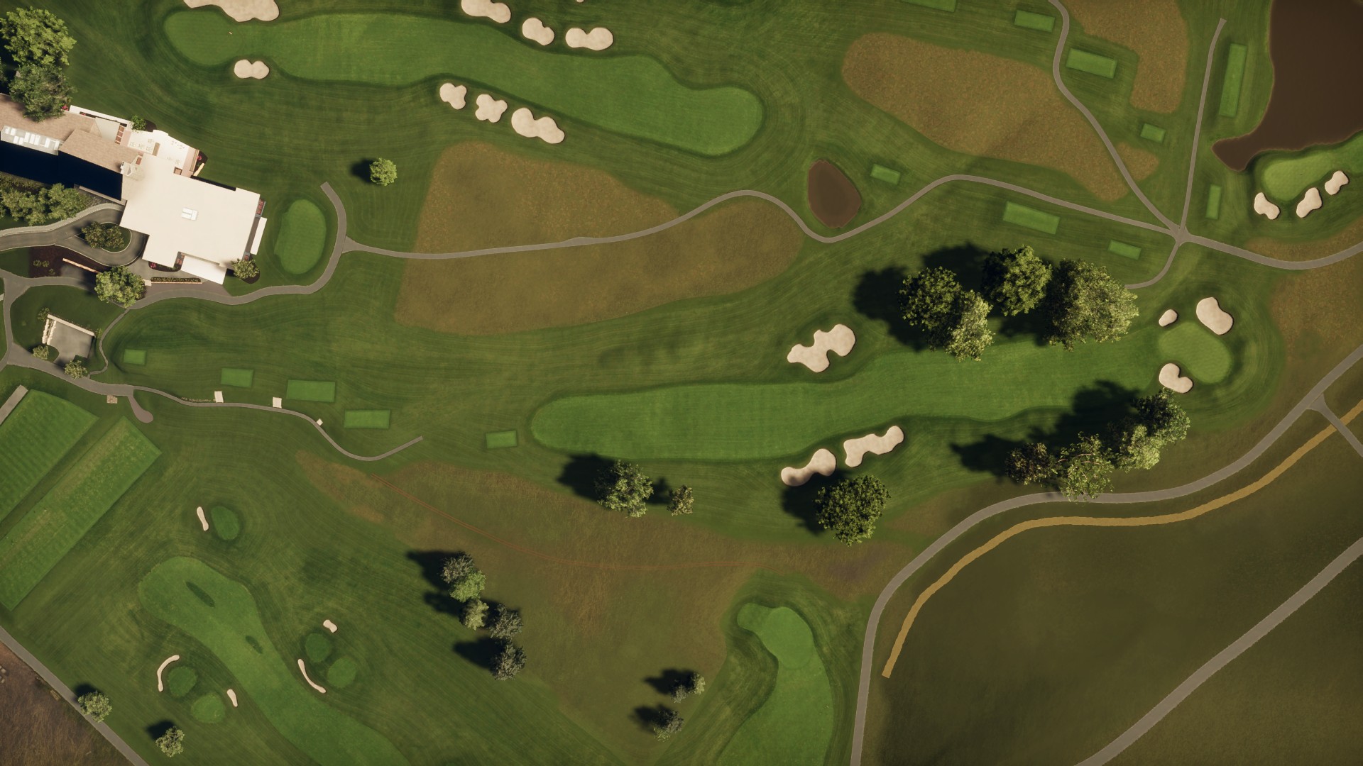 Hole 1 at Hazeltine National Golf Club