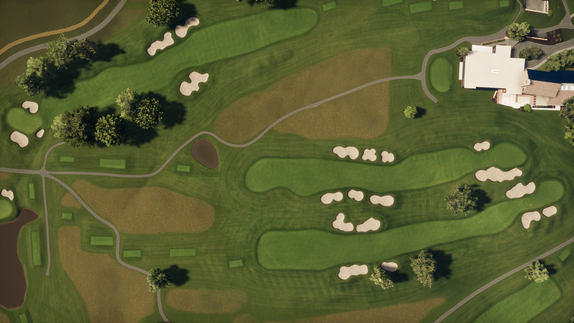 Hole 9 at Hazeltine National Golf Club
