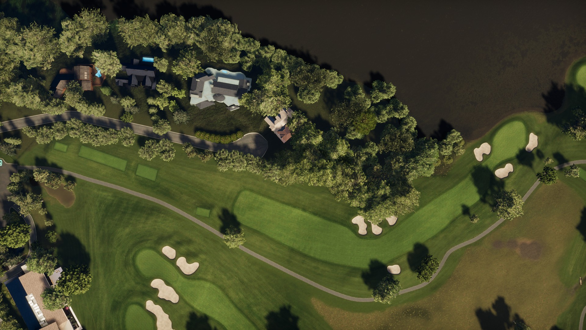Hole 10 at Hazeltine National Golf Club