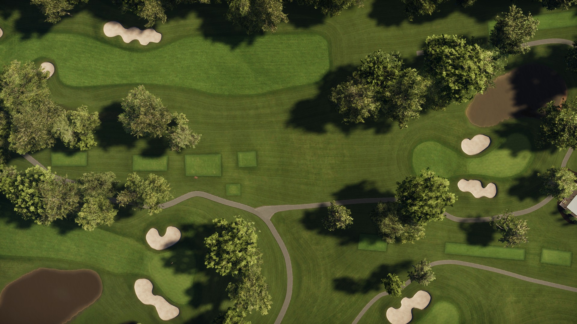 Hole 13 at Hazeltine National Golf Club