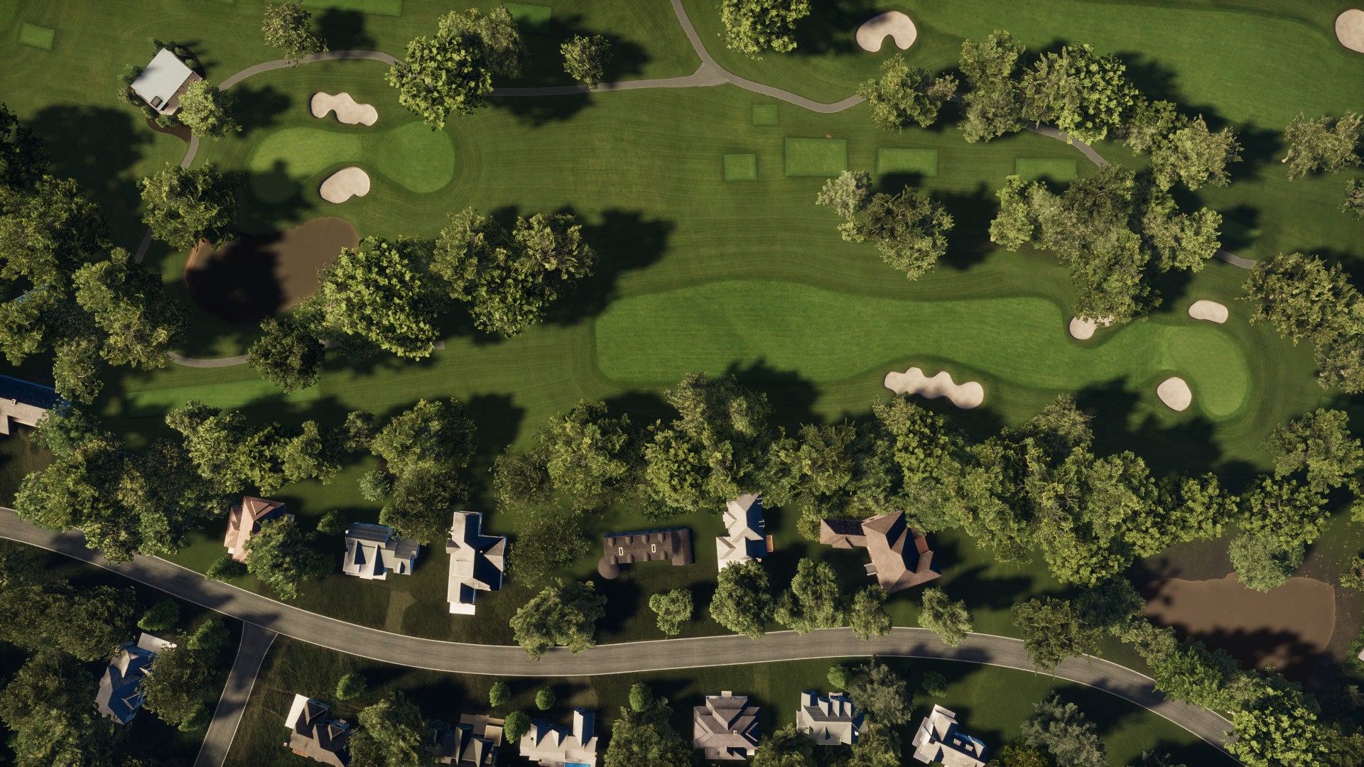 Hole 14 at Hazeltine National Golf Club