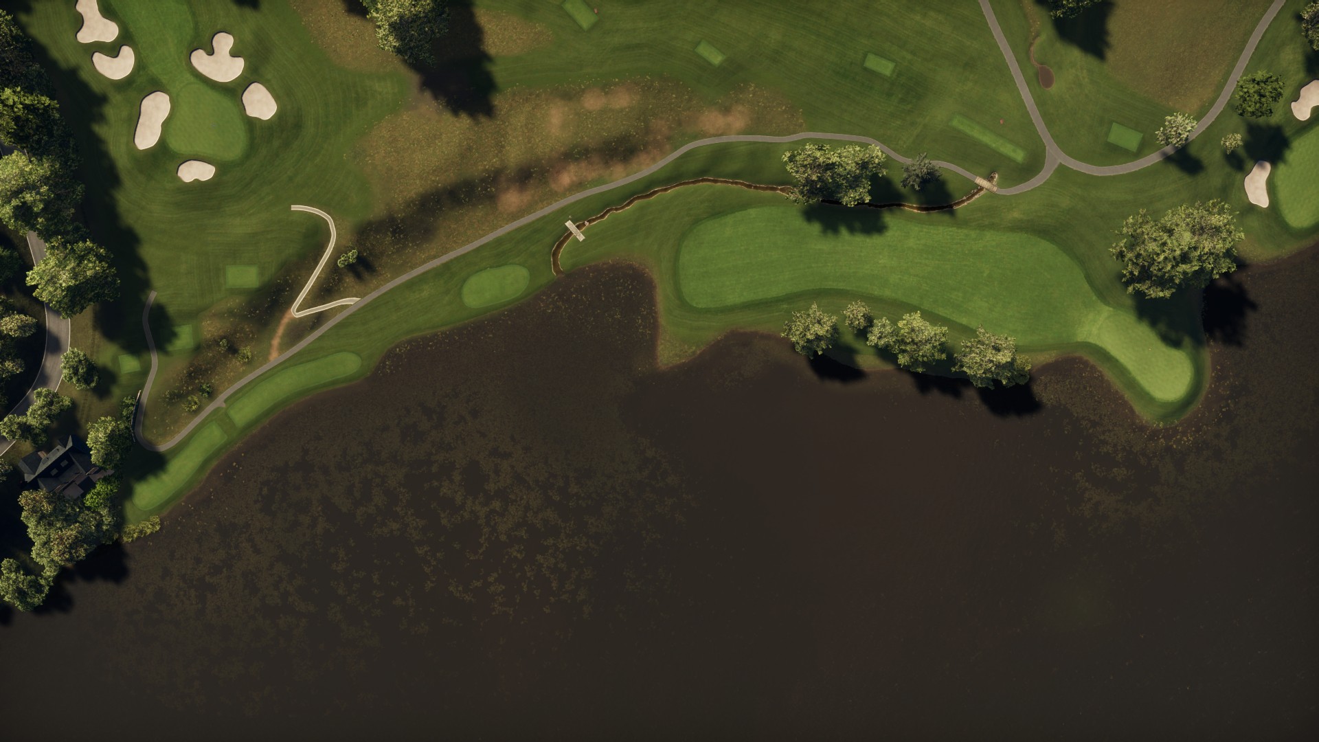 Hole 16 at Hazeltine National Golf Club