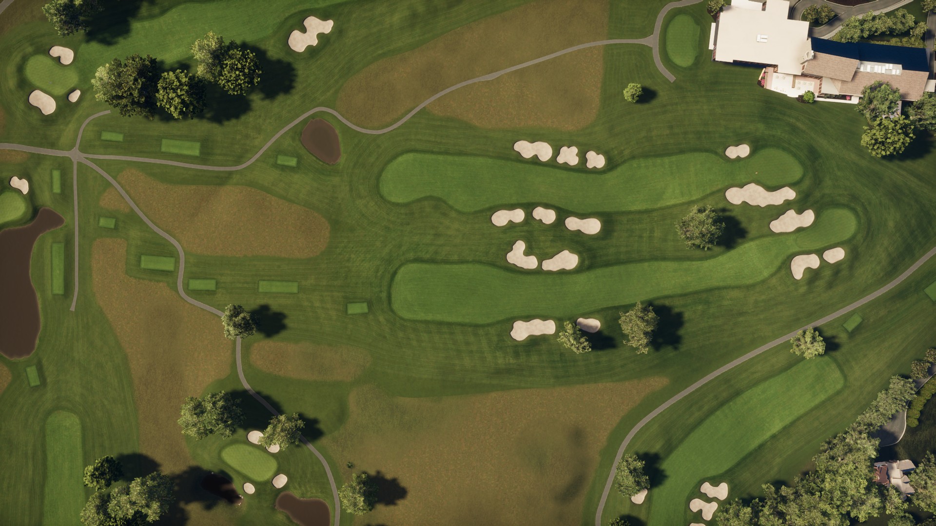 Hole 18 at Hazeltine National Golf Club