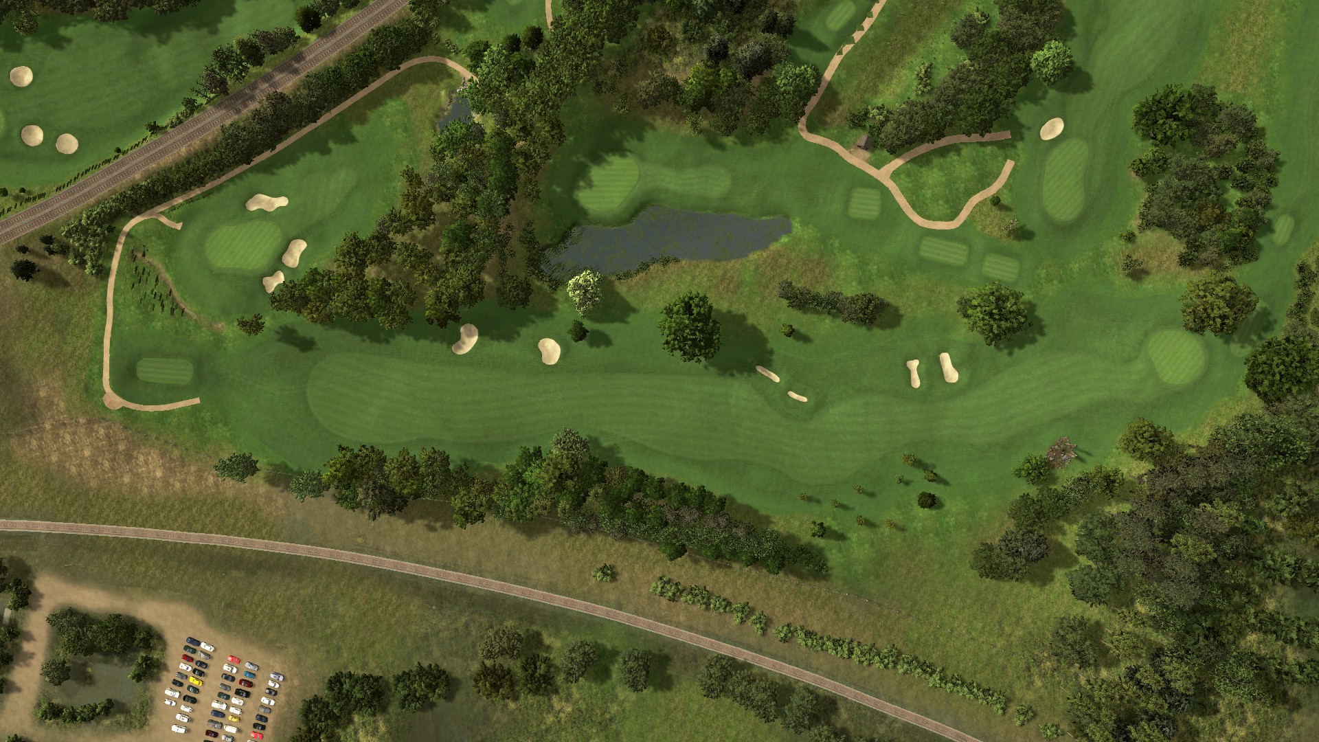 Hole 5 at Hillerød Golf Klub