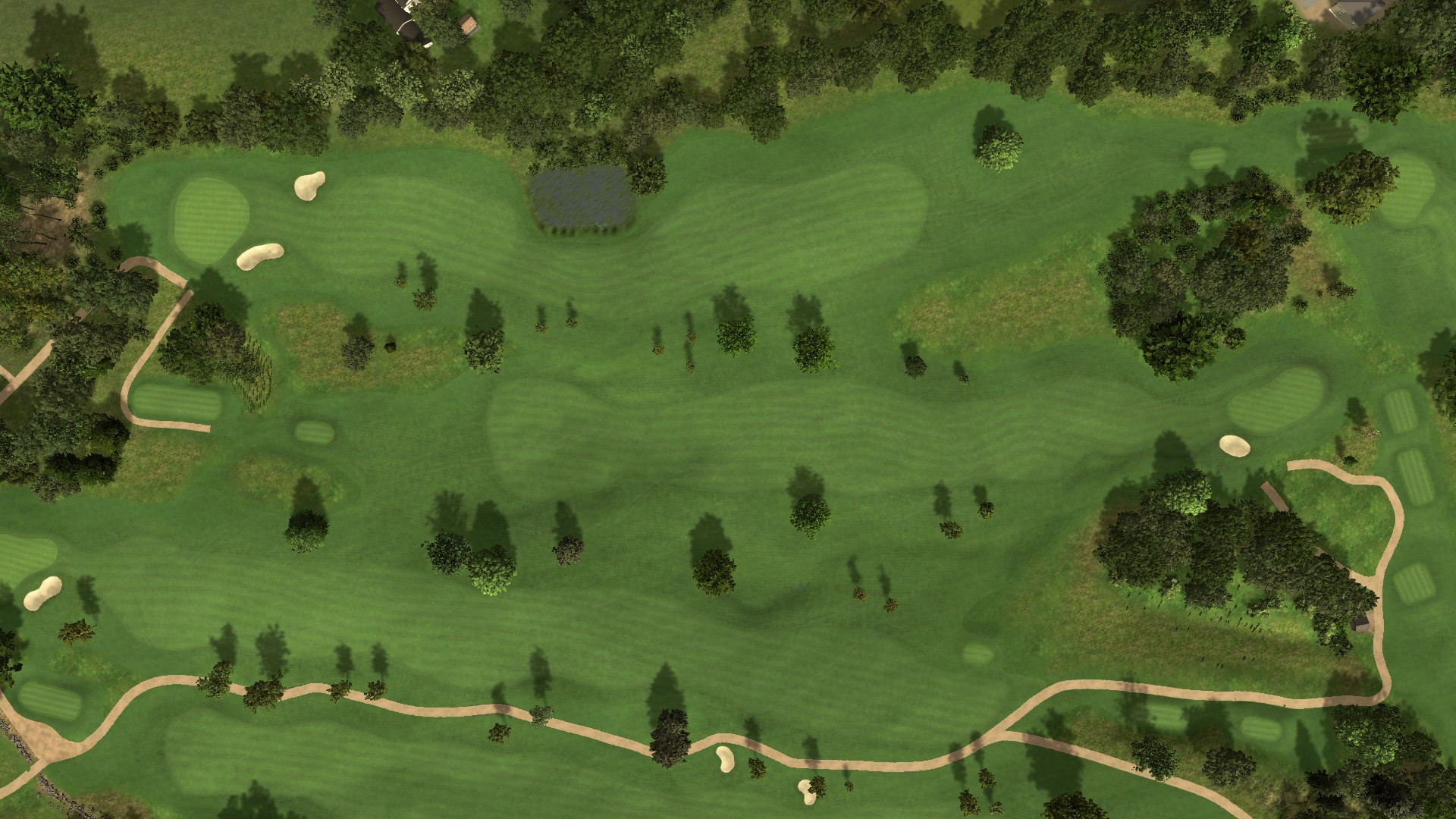 Hole 7 at Hillerød Golf Klub