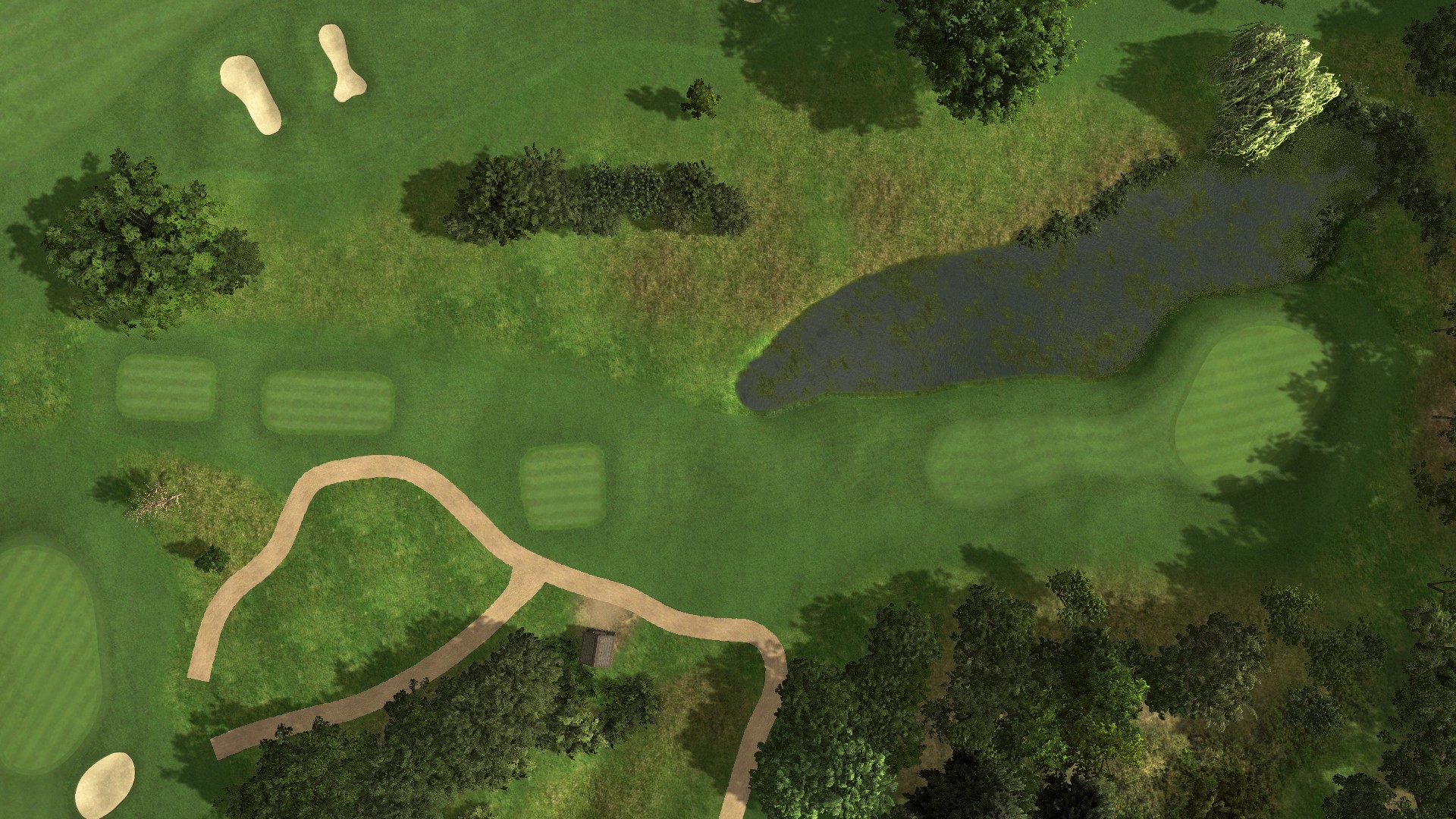 Hole 8 at Hillerød Golf Klub