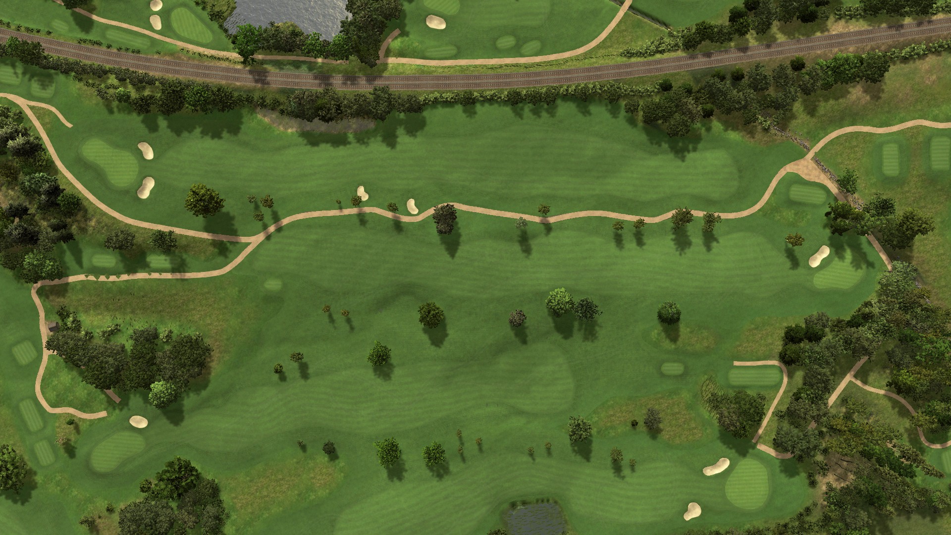 Hole 9 at Hillerød Golf Klub