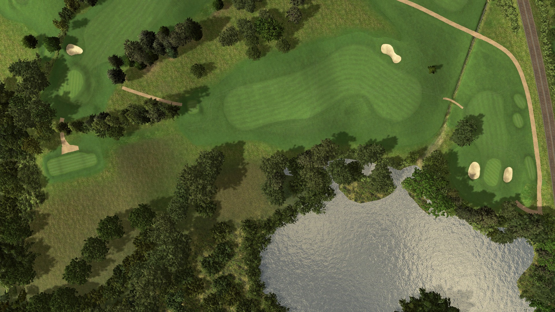 Hole 12 at Hillerød Golf Klub