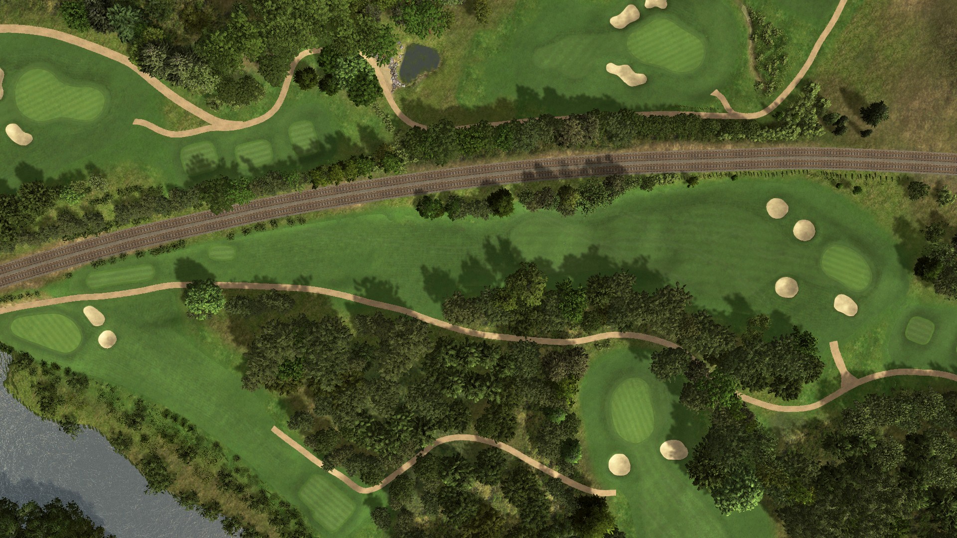 Hole 13 at Hillerød Golf Klub
