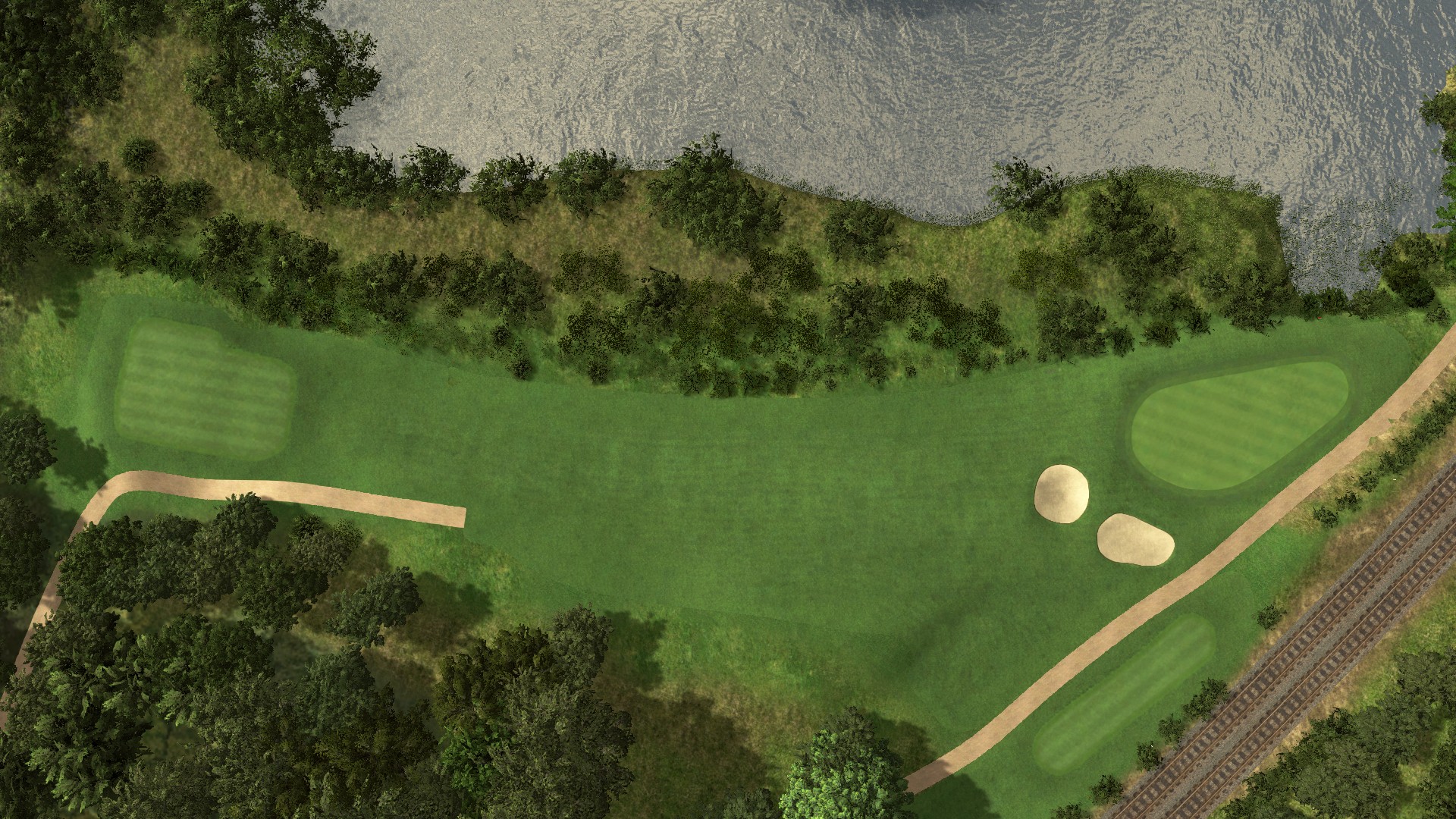Hole 17 at Hillerød Golf Klub