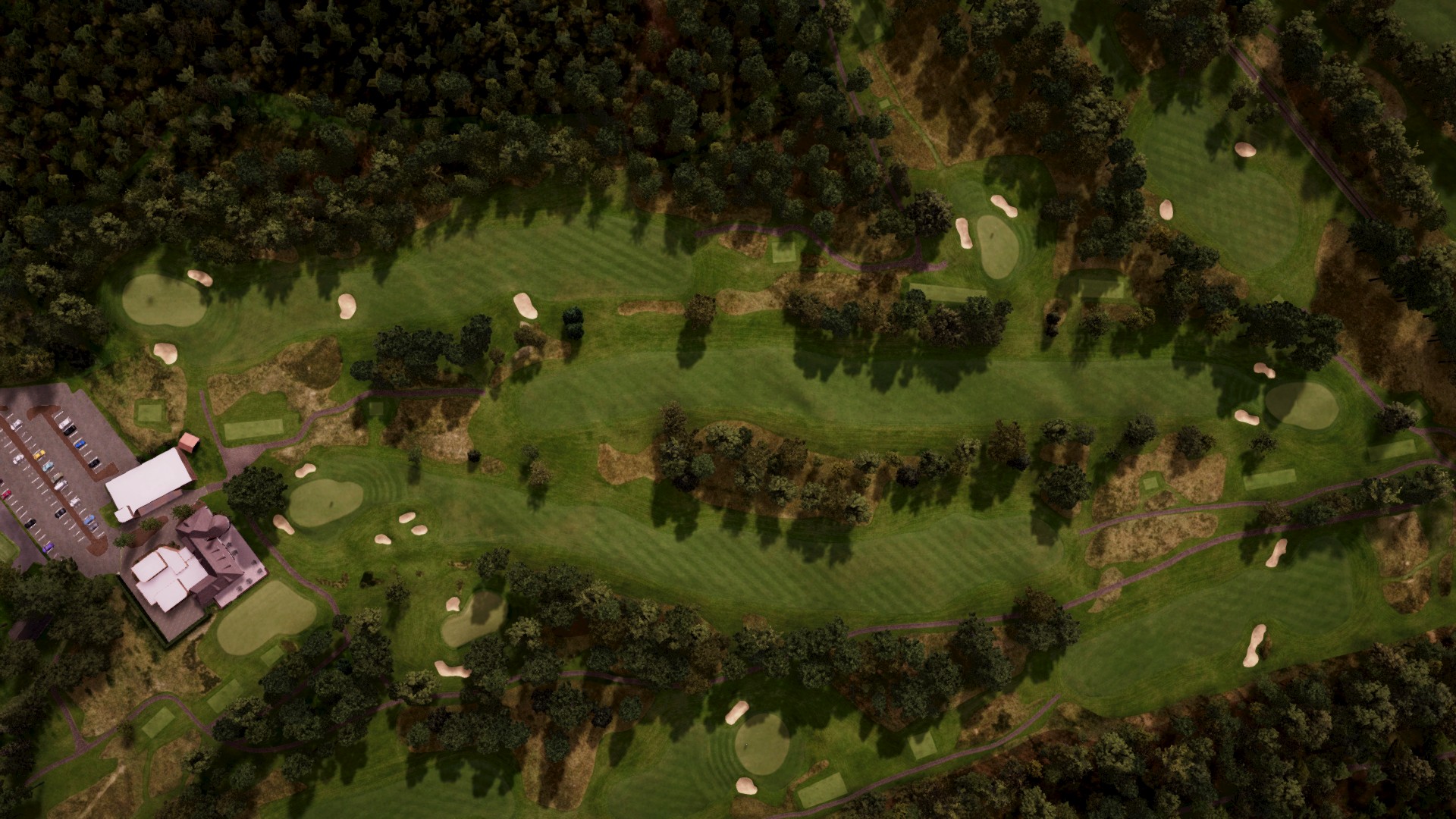 Hole 1 at Hilversumsche Golf Club