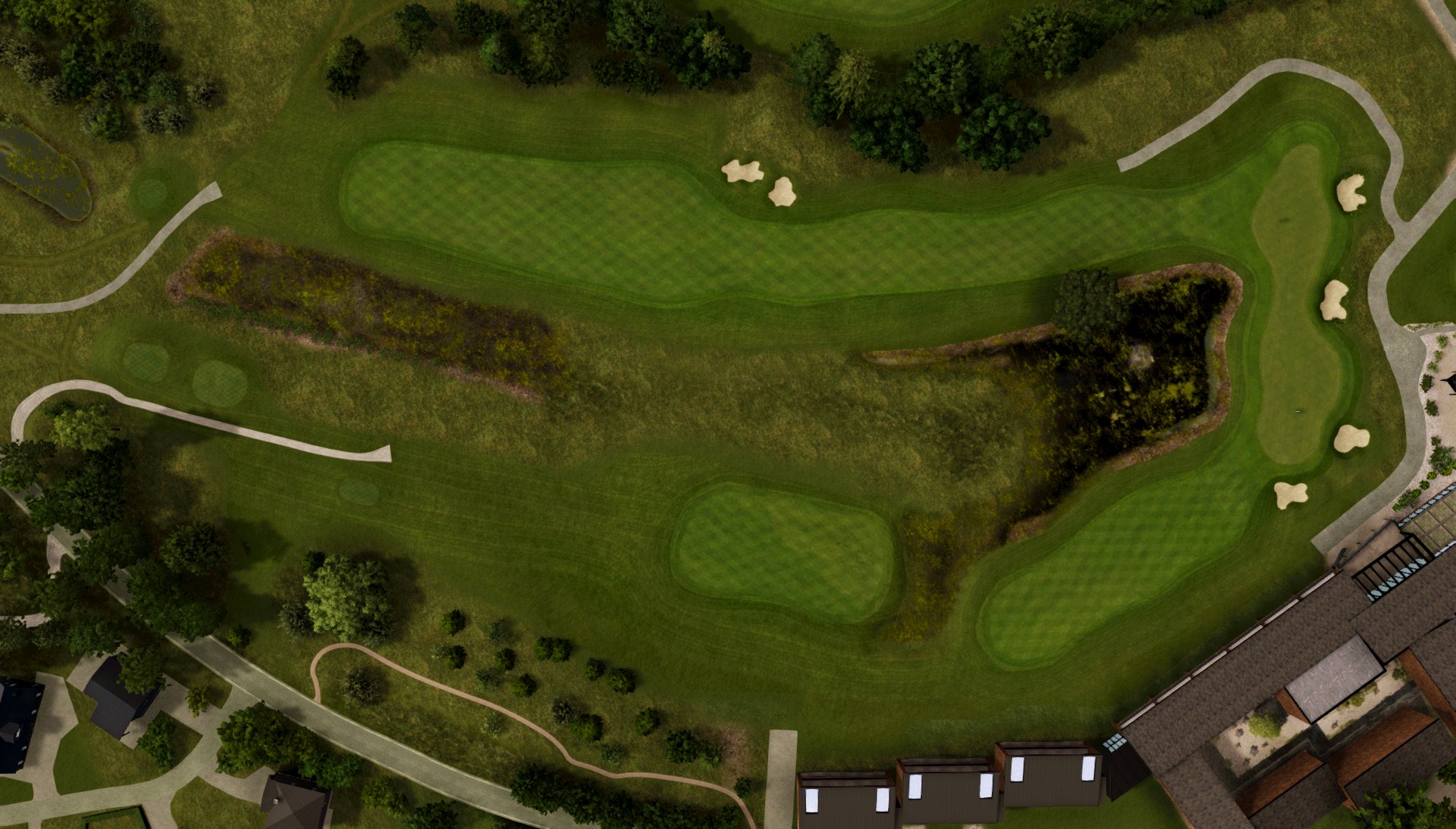 Hole 18 at HimmerLand Resort - Old Course
