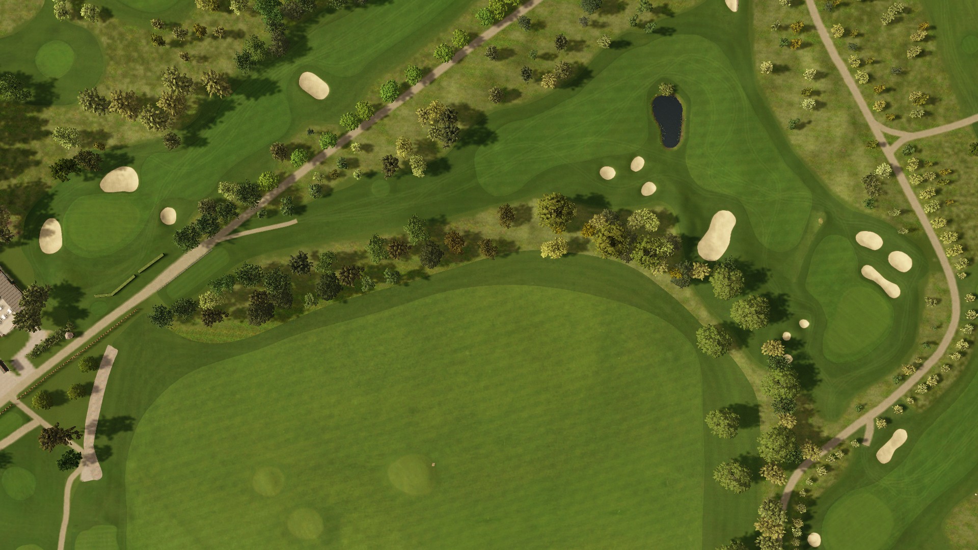 Hole 1 at Hinton Rönnebäck GC
