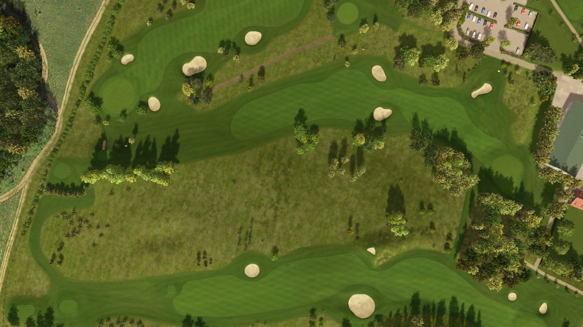 Hole 9 at Hinton Rönnebäck GC