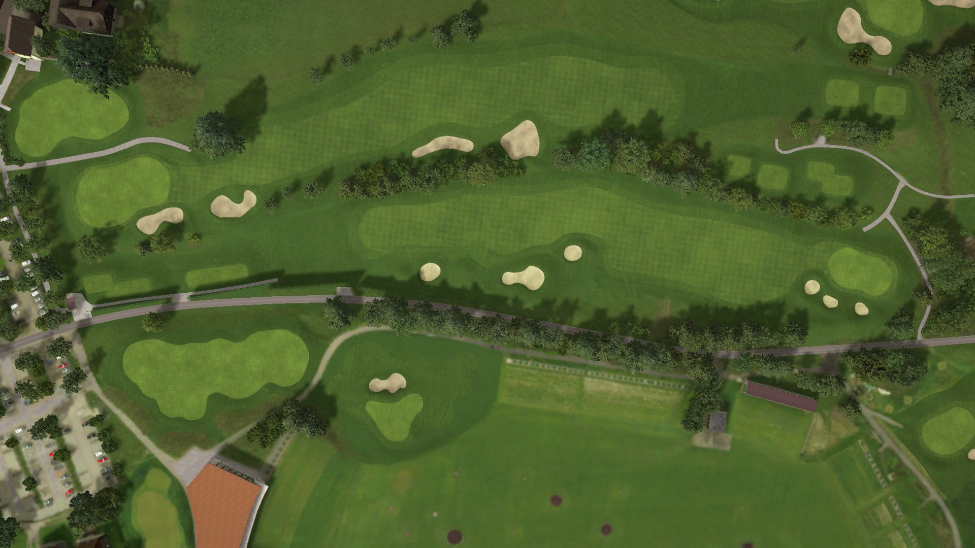 Hole 1 at Holzhäusern Golf Park