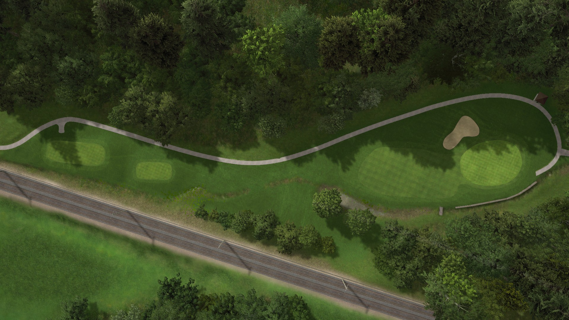 Hole 4 at Holzhäusern Golf Park
