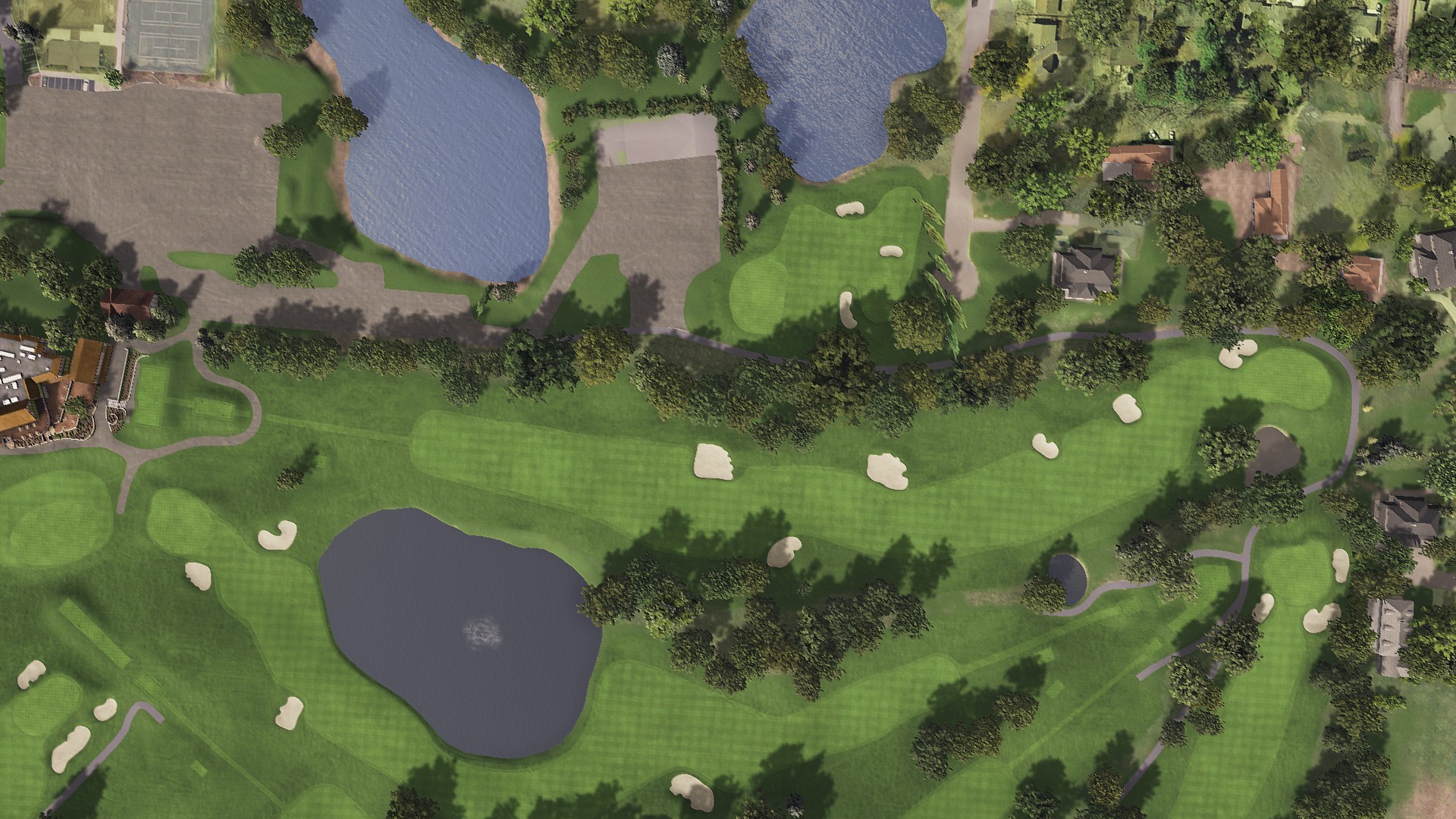Hole 1 at Interlachen Country Club (Pre-Restoration)